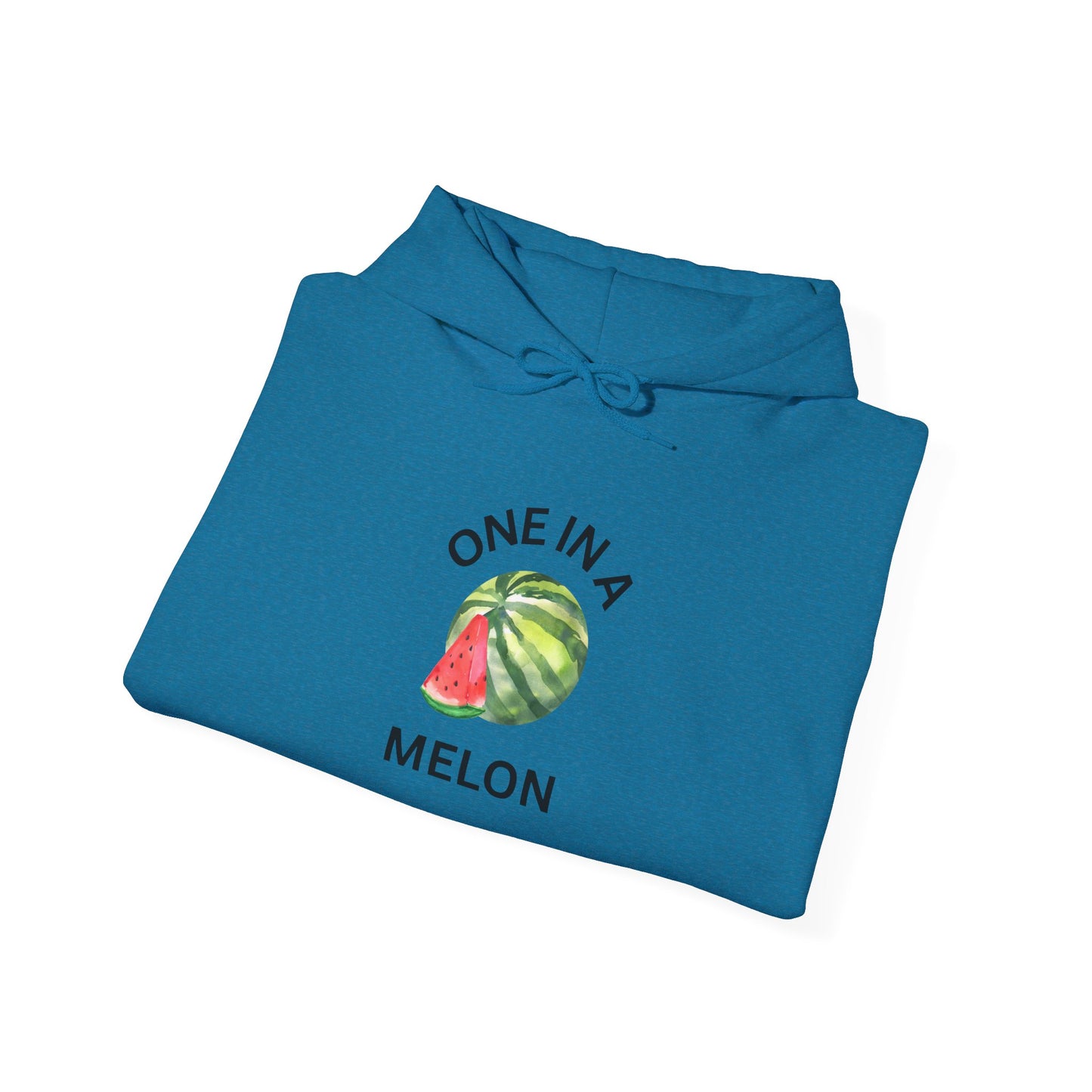 One in a Melon Hoodie | Fun Summer Sweatshirt, Cute Gift for Fruit Lovers, Soft Casual Wear for All Occasions, Trendy Unisex Apparel