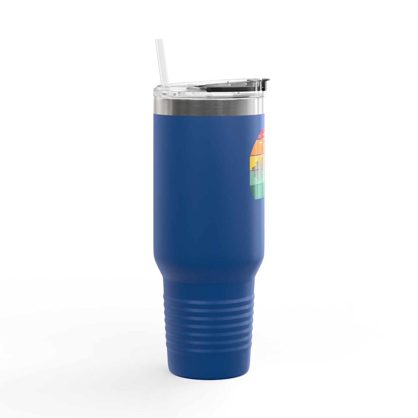 Bright Jamrock Summer Insulated Travel Mug | 40oz Sipper for Road Trips, Beach Days, Outdoors, Camping, Gift for Travelers