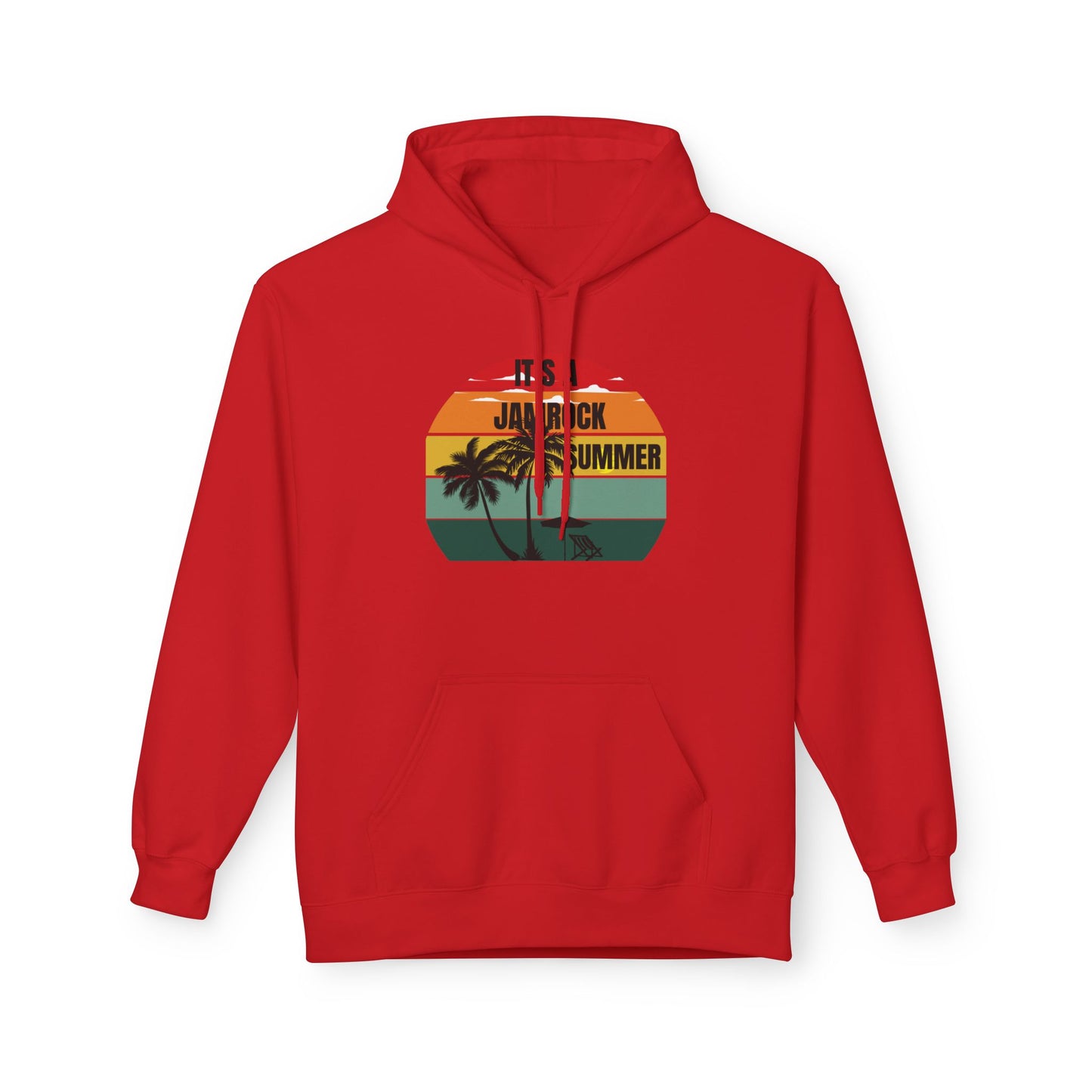 Retro Summer Vibes Hoodie, Travel Essentials, Unisex Casual Wear, Gifts for Her, Gifts for Him, Jamrock Summer Hoodie