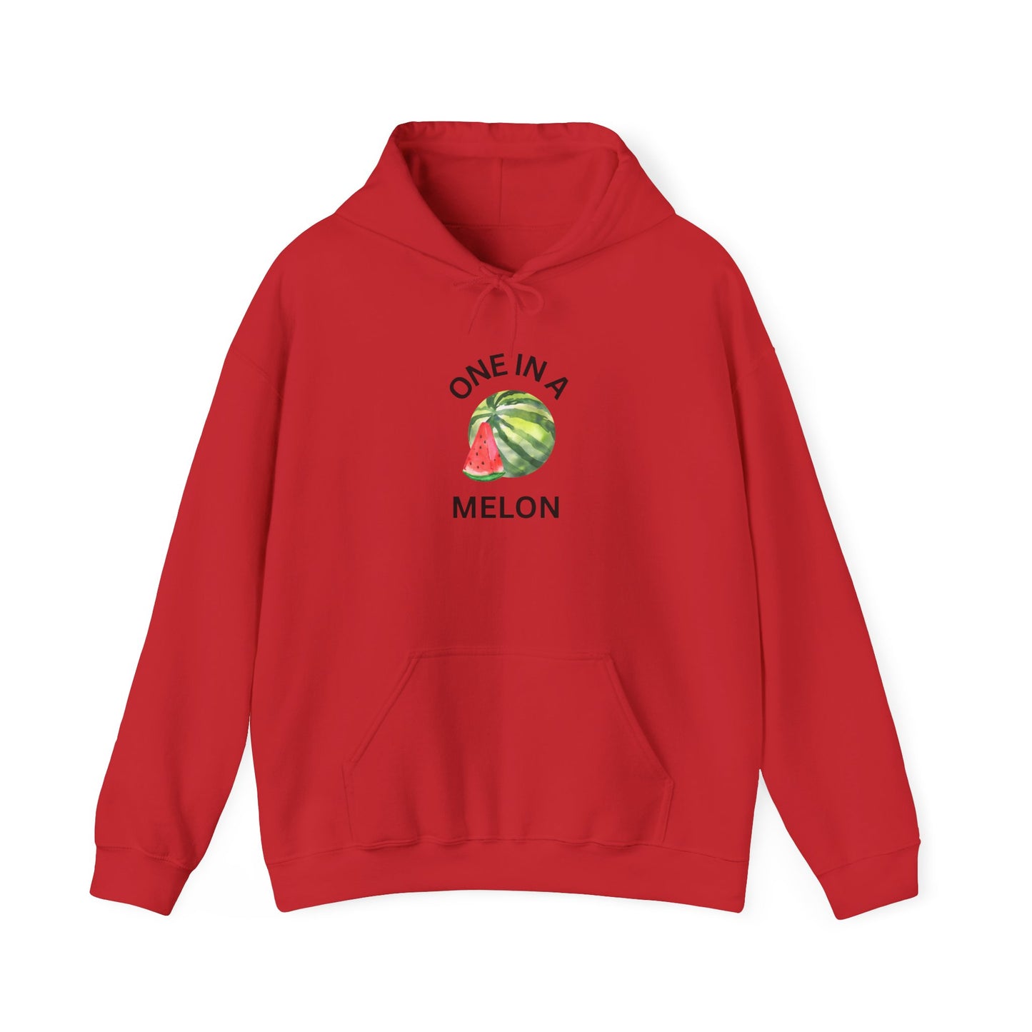 One in a Melon Hoodie | Fun Summer Sweatshirt, Cute Gift for Fruit Lovers, Soft Casual Wear for All Occasions, Trendy Unisex Apparel