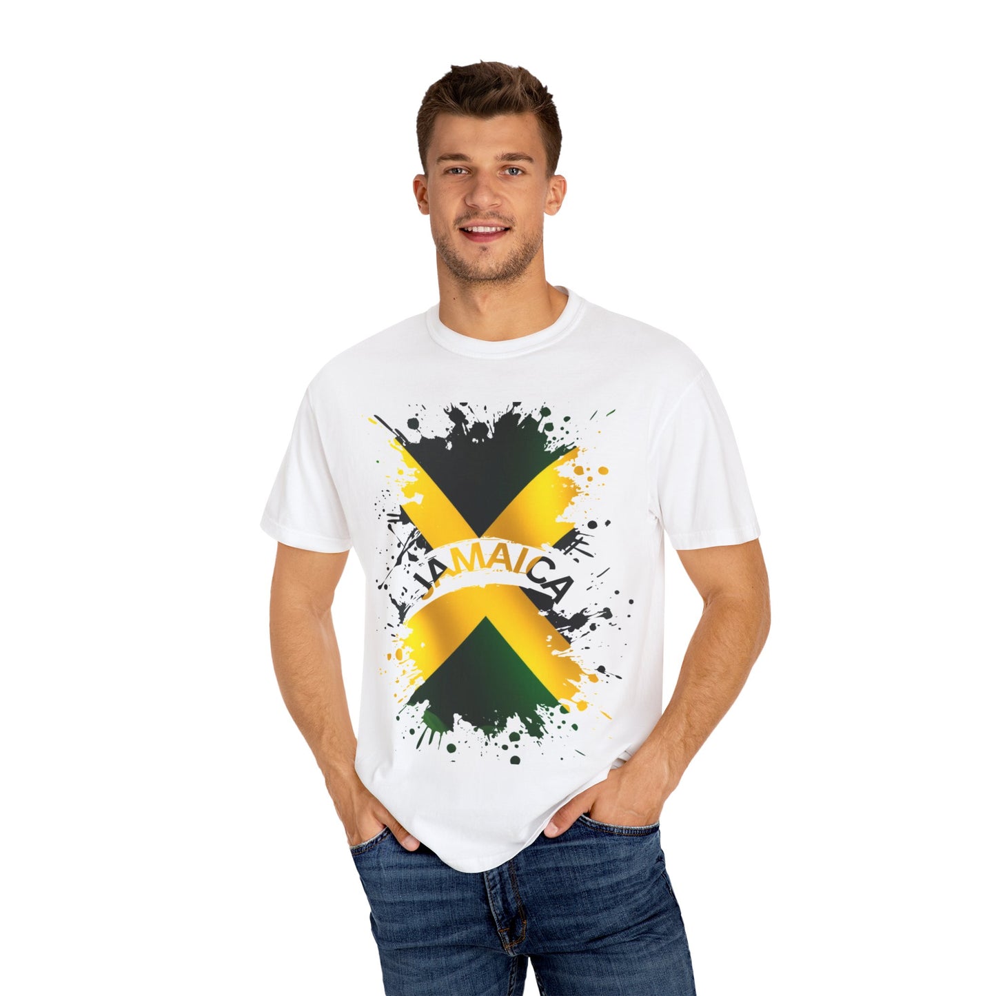 T-Shirt | Garment-Dyed Tee | Ideal for Summer Celebrations, Travel, Gifts, Casual Wear, Festivals