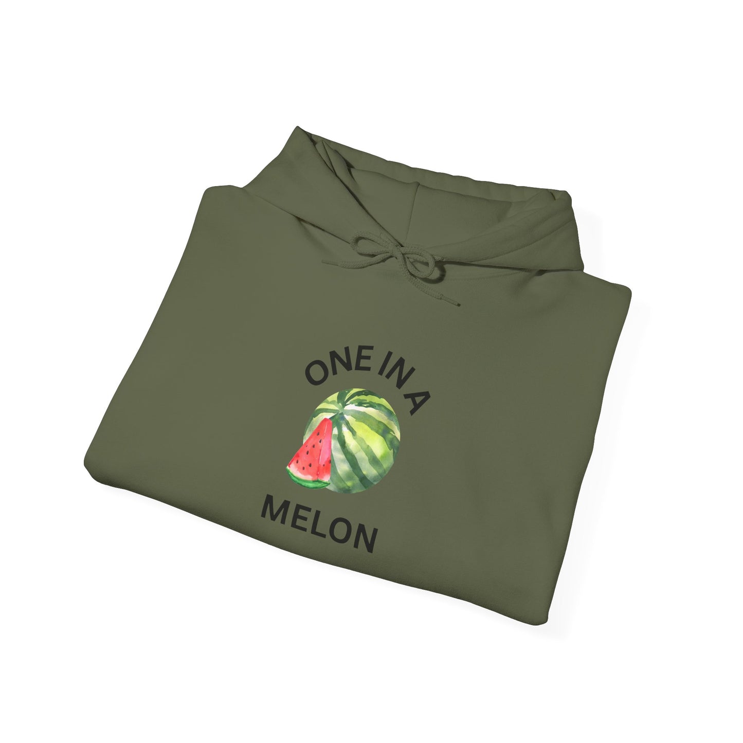 One in a Melon Hoodie | Fun Summer Sweatshirt, Cute Gift for Fruit Lovers, Soft Casual Wear for All Occasions, Trendy Unisex Apparel