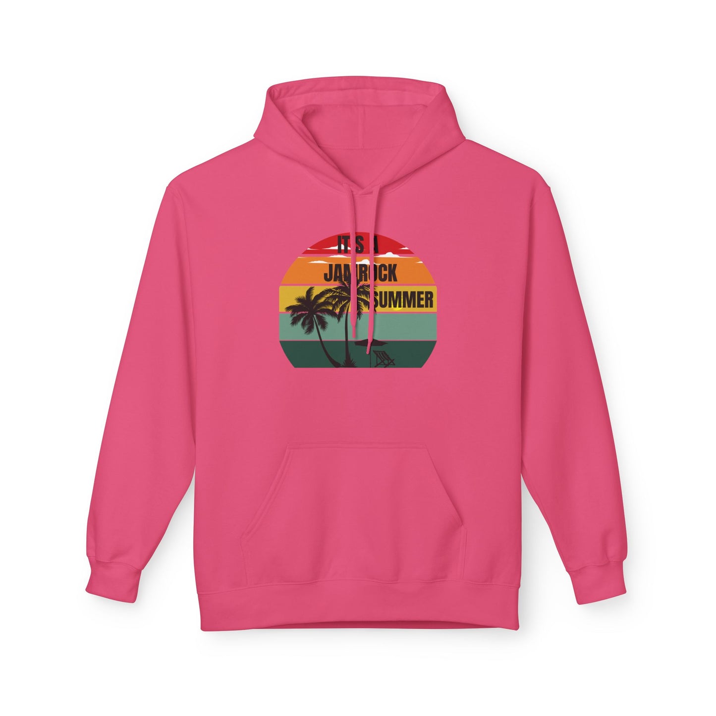 Retro Summer Vibes Hoodie, Travel Essentials, Unisex Casual Wear, Gifts for Her, Gifts for Him, Jamrock Summer Hoodie
