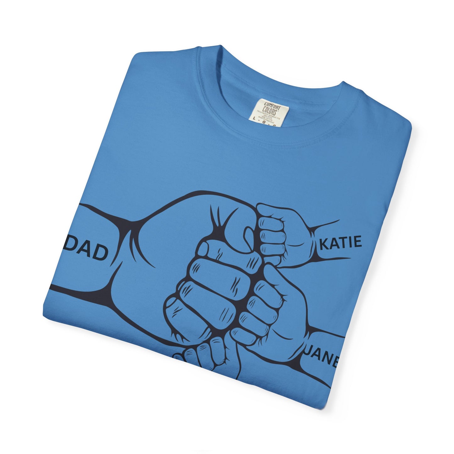 Father's Day Family Shirt, Personalized Dad Tee, Gift for Dad, Unisex Dad T-Shirt, Custom Family Names Shirt