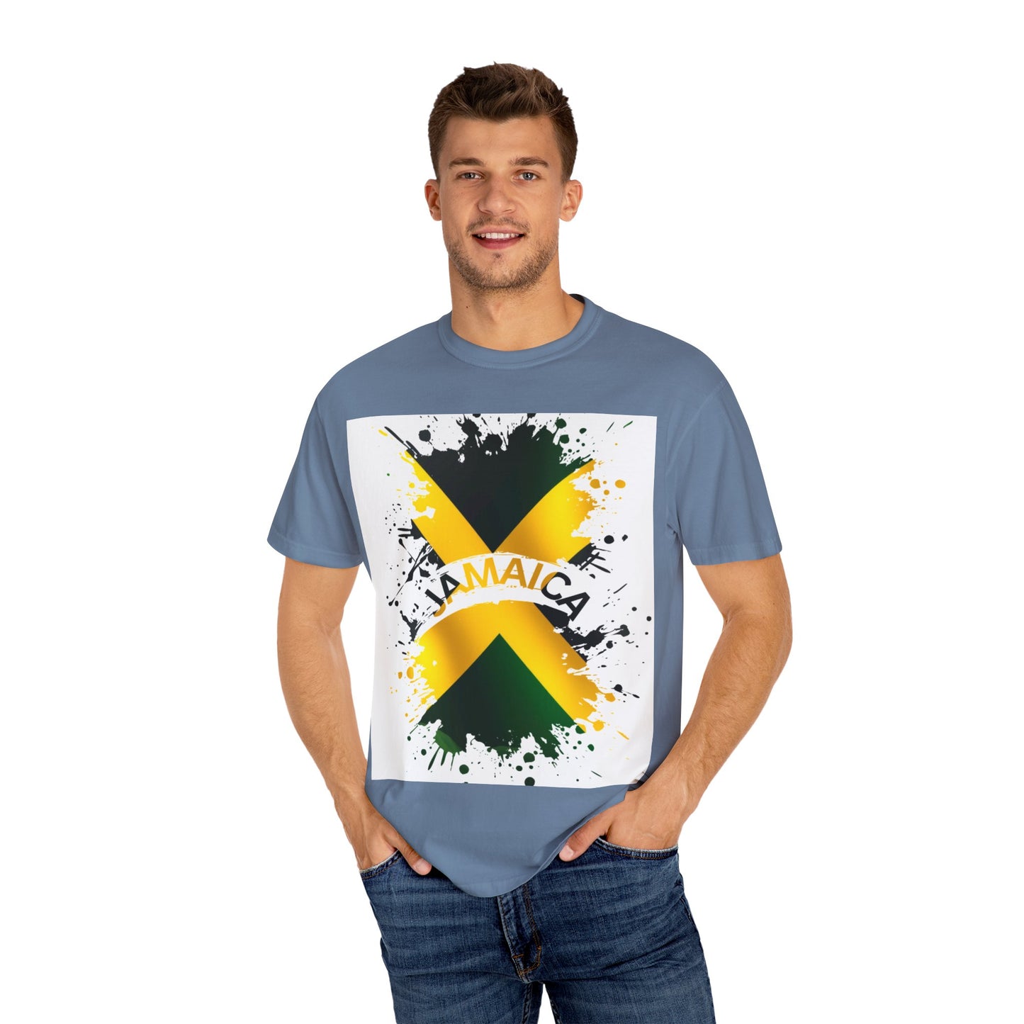 T-Shirt | Garment-Dyed Tee | Ideal for Summer Celebrations, Travel, Gifts, Casual Wear, Festivals