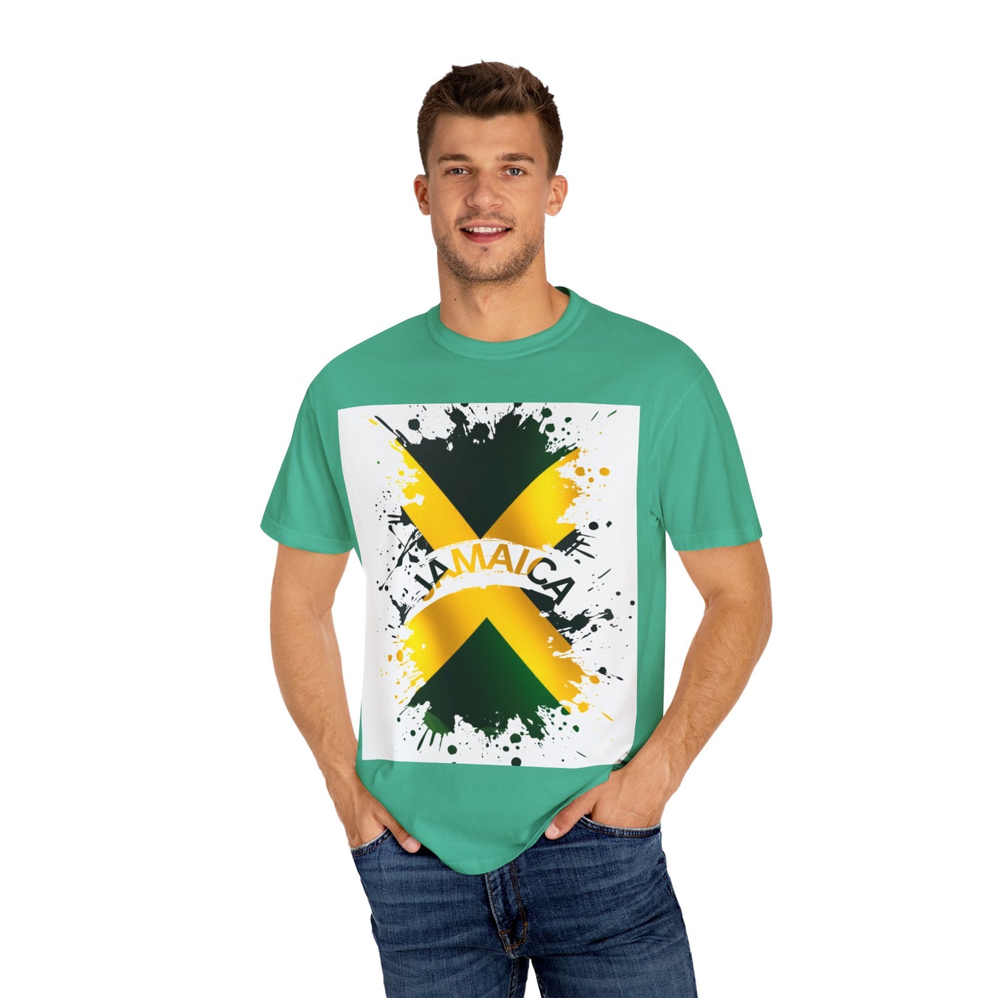 T-Shirt | Garment-Dyed Tee | Ideal for Summer Celebrations, Travel, Gifts, Casual Wear, Festivals