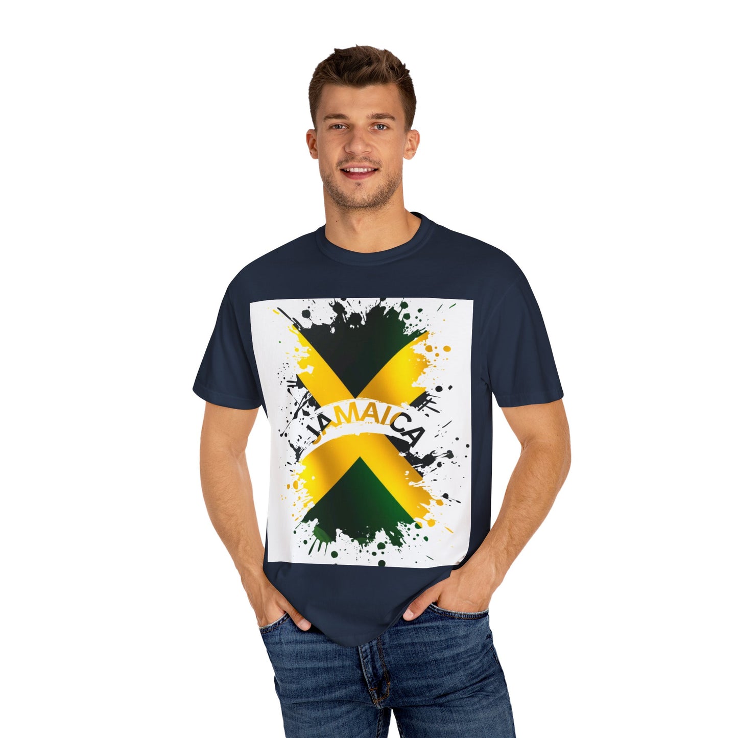 T-Shirt | Garment-Dyed Tee | Ideal for Summer Celebrations, Travel, Gifts, Casual Wear, Festivals