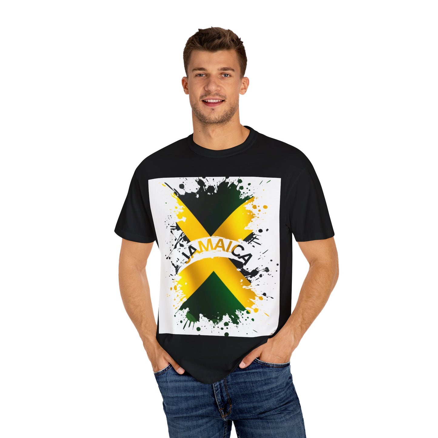 T-Shirt | Garment-Dyed Tee | Ideal for Summer Celebrations, Travel, Gifts, Casual Wear, Festivals