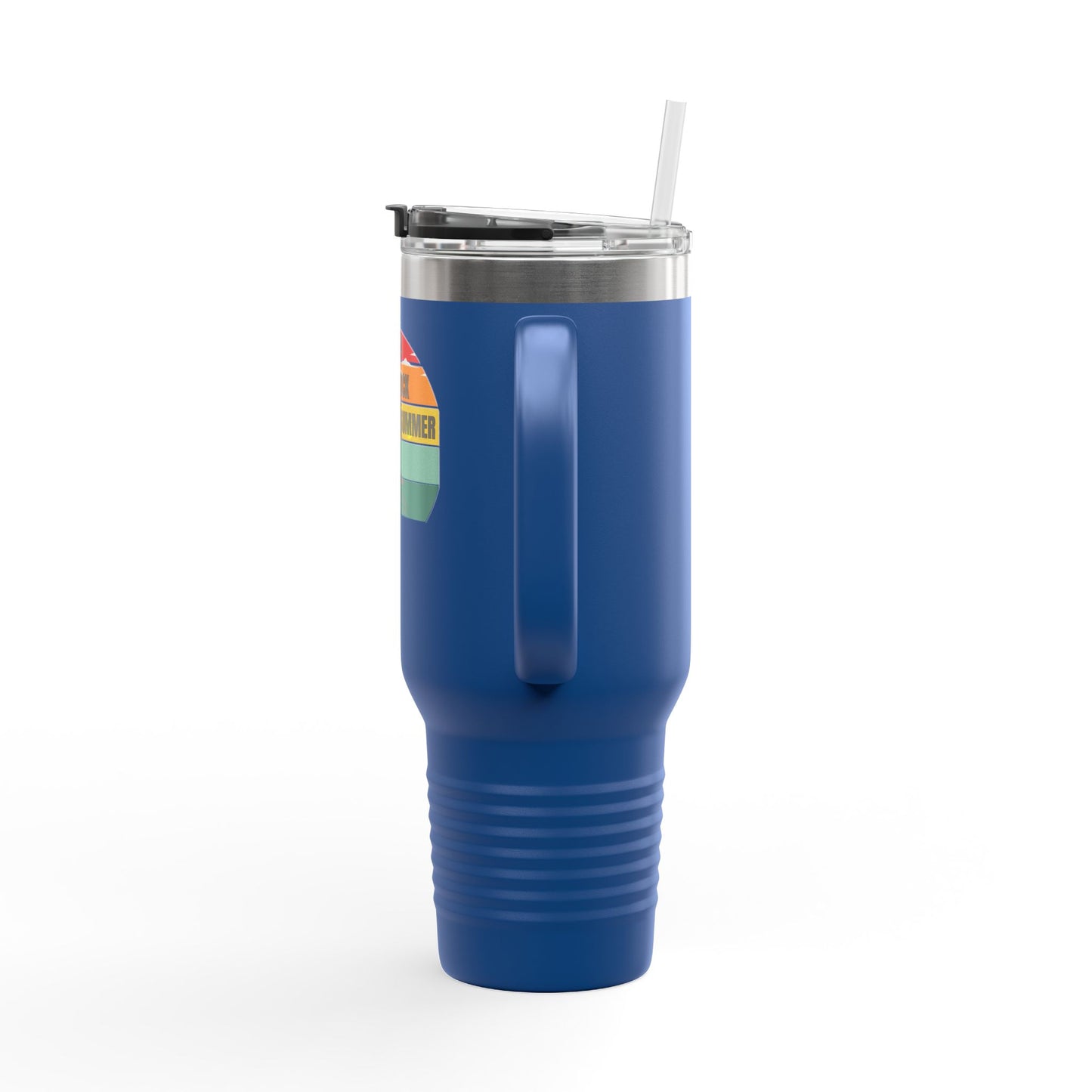 Bright Jamrock Summer Insulated Travel Mug | 40oz Sipper for Road Trips, Beach Days, Outdoors, Camping, Gift for Travelers