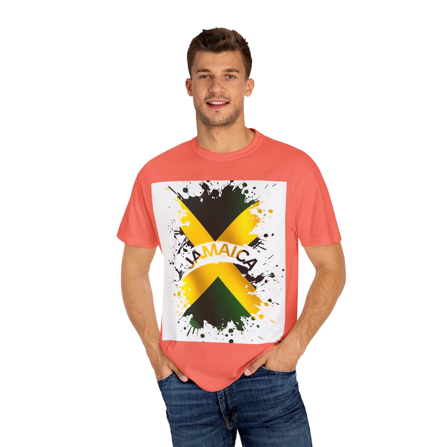 T-Shirt | Garment-Dyed Tee | Ideal for Summer Celebrations, Travel, Gifts, Casual Wear, Festivals