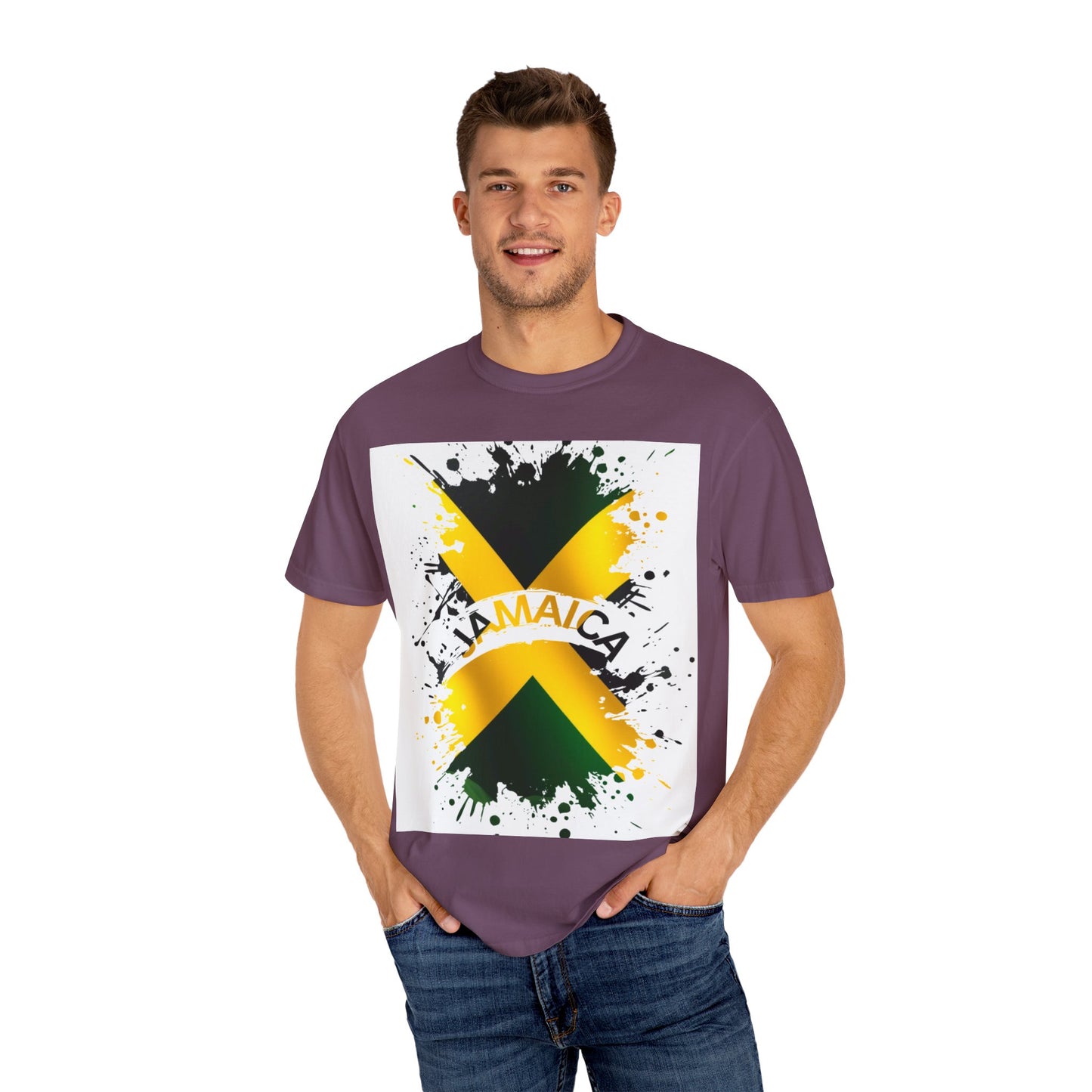 T-Shirt | Garment-Dyed Tee | Ideal for Summer Celebrations, Travel, Gifts, Casual Wear, Festivals