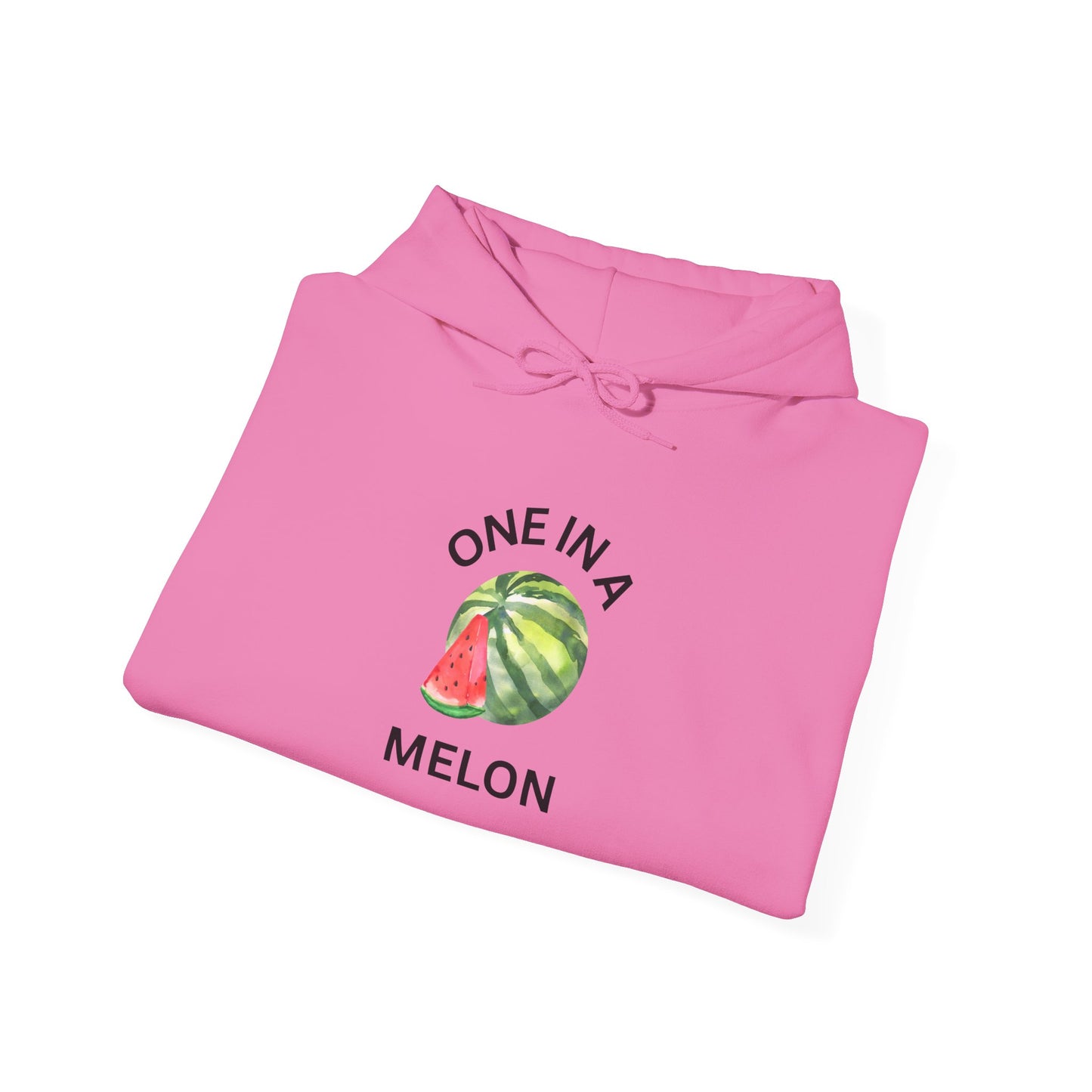 One in a Melon Hoodie | Fun Summer Sweatshirt, Cute Gift for Fruit Lovers, Soft Casual Wear for All Occasions, Trendy Unisex Apparel