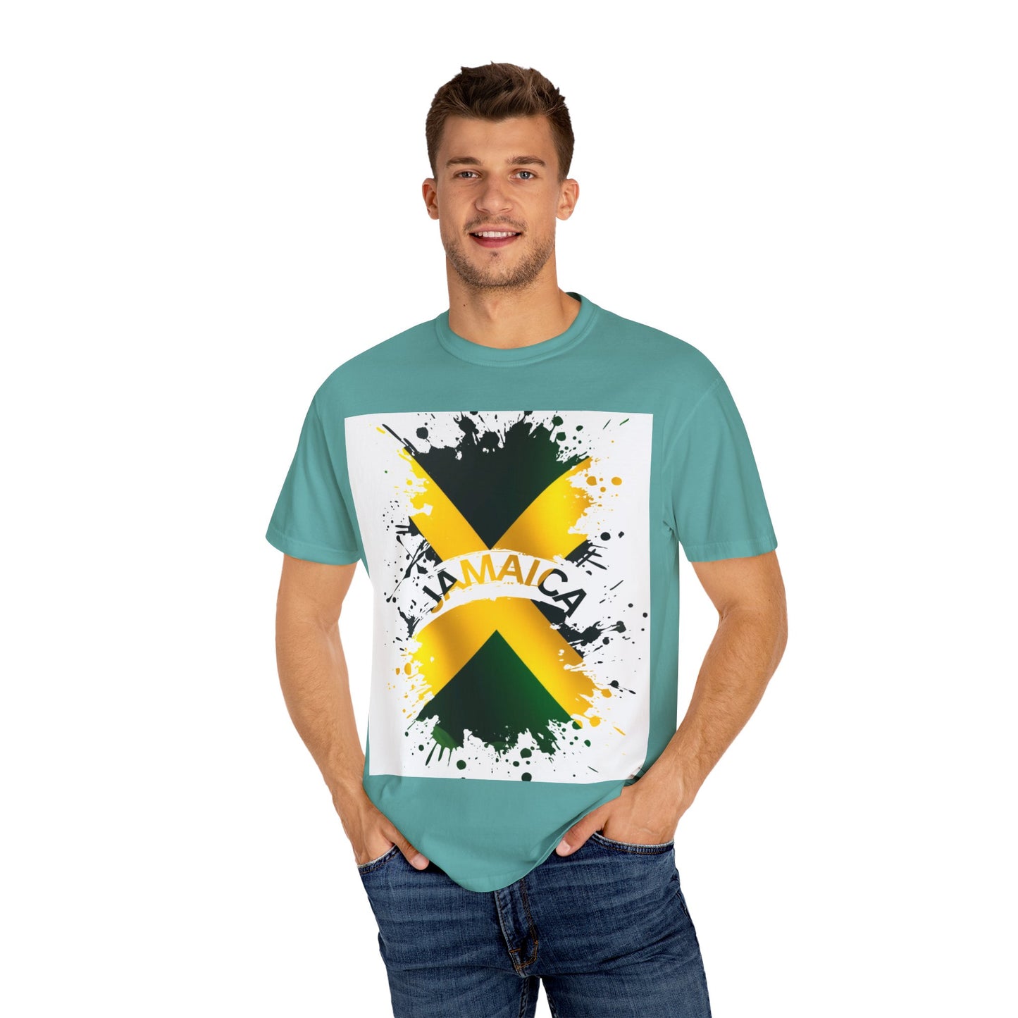 T-Shirt | Garment-Dyed Tee | Ideal for Summer Celebrations, Travel, Gifts, Casual Wear, Festivals