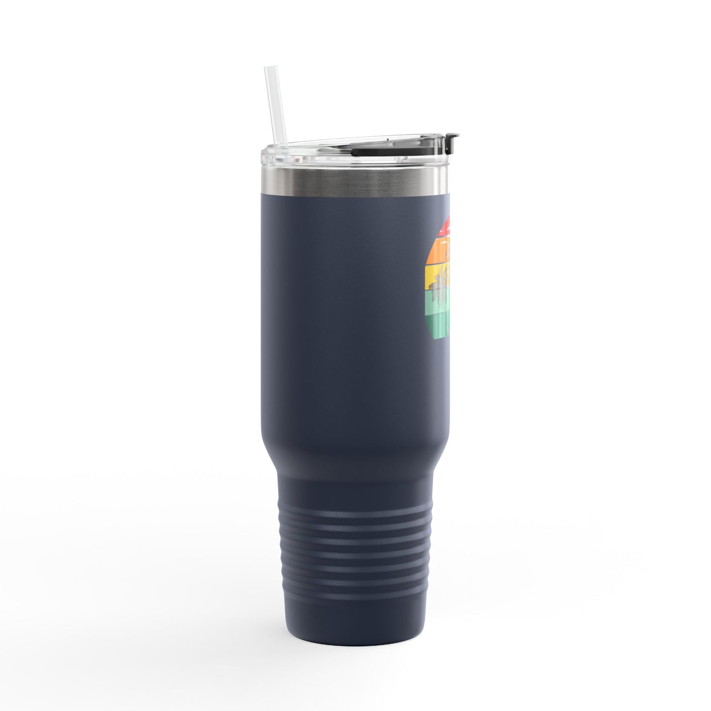 Bright Jamrock Summer Insulated Travel Mug | 40oz Sipper for Road Trips, Beach Days, Outdoors, Camping, Gift for Travelers