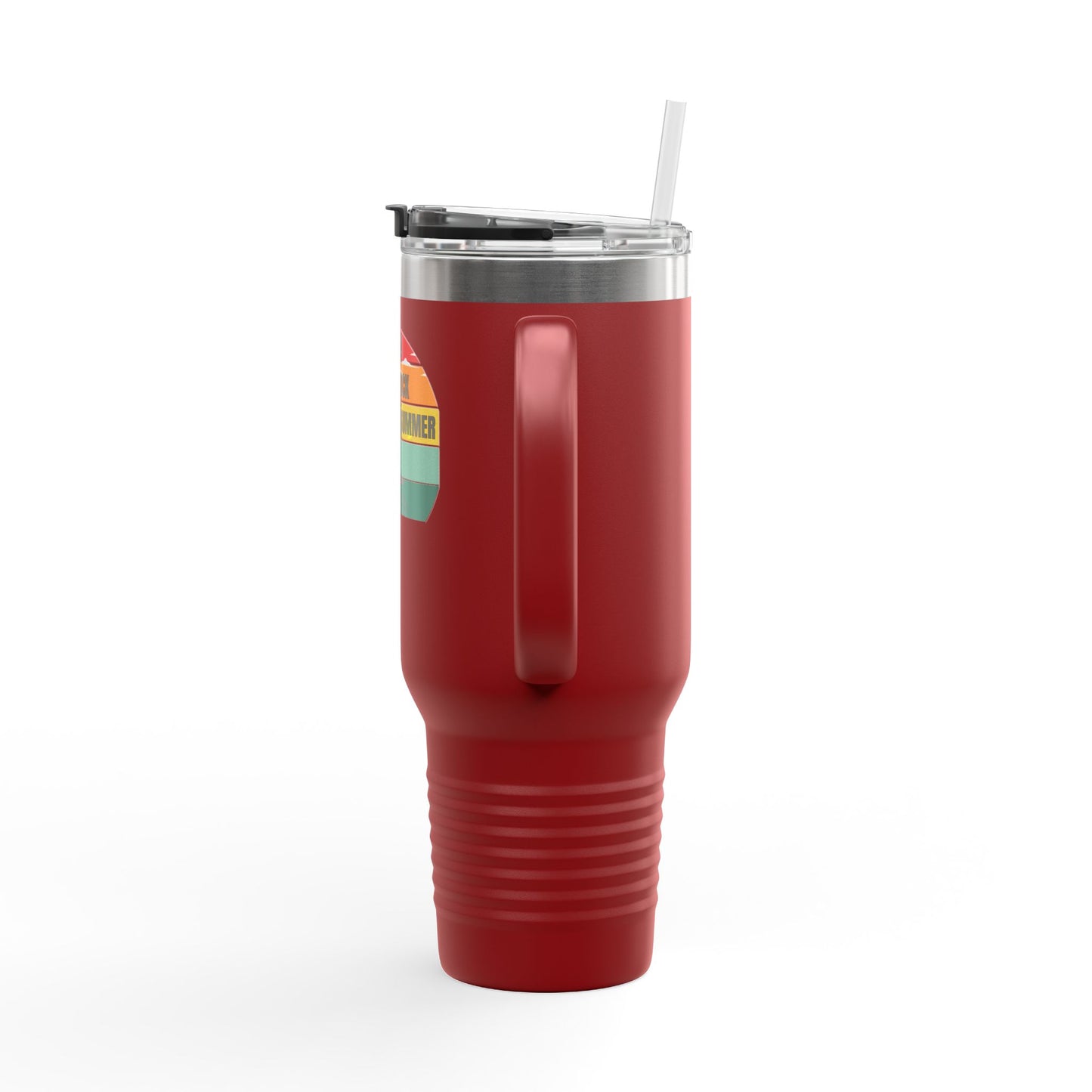 Bright Jamrock Summer Insulated Travel Mug | 40oz Sipper for Road Trips, Beach Days, Outdoors, Camping, Gift for Travelers