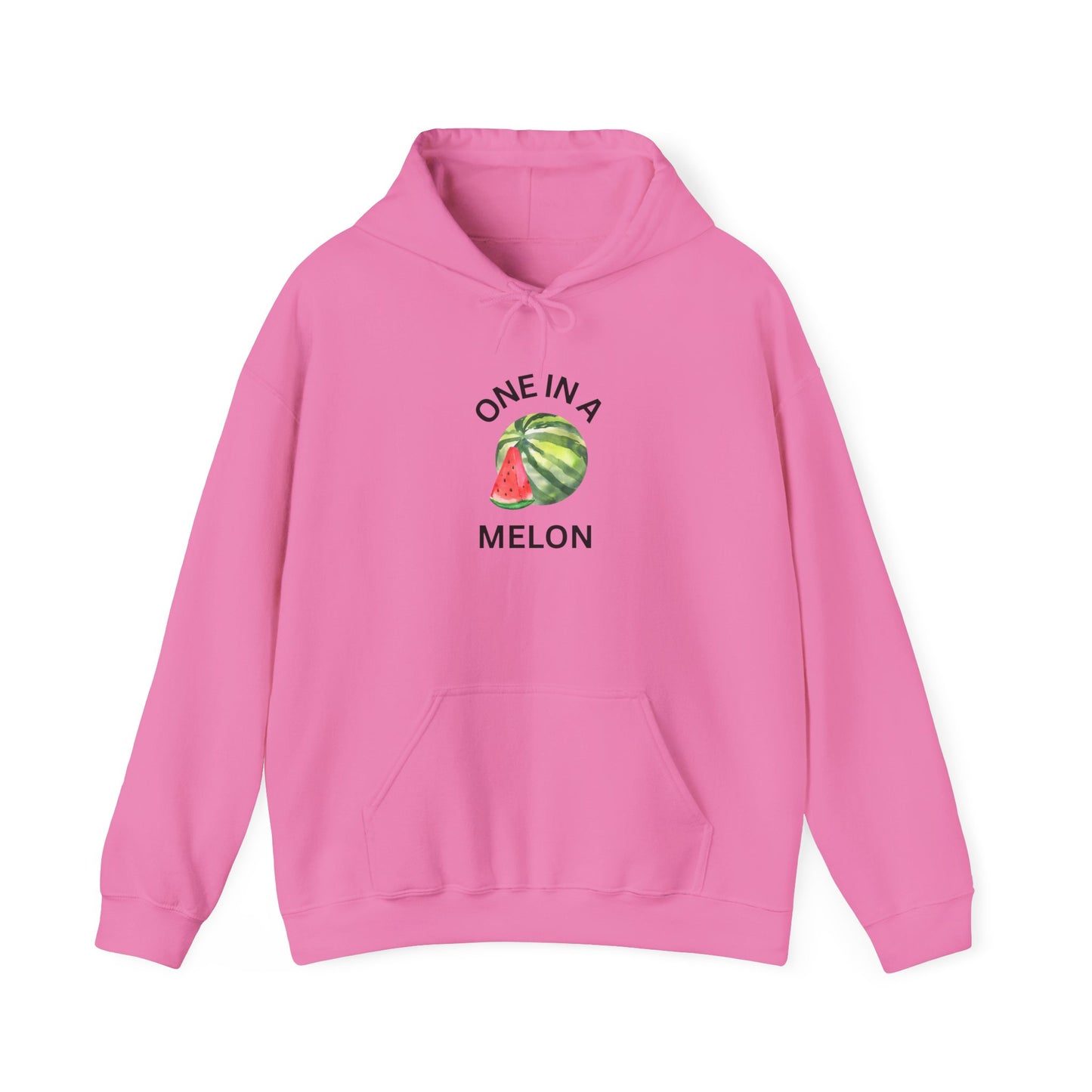 One in a Melon Hoodie | Fun Summer Sweatshirt, Cute Gift for Fruit Lovers, Soft Casual Wear for All Occasions, Trendy Unisex Apparel