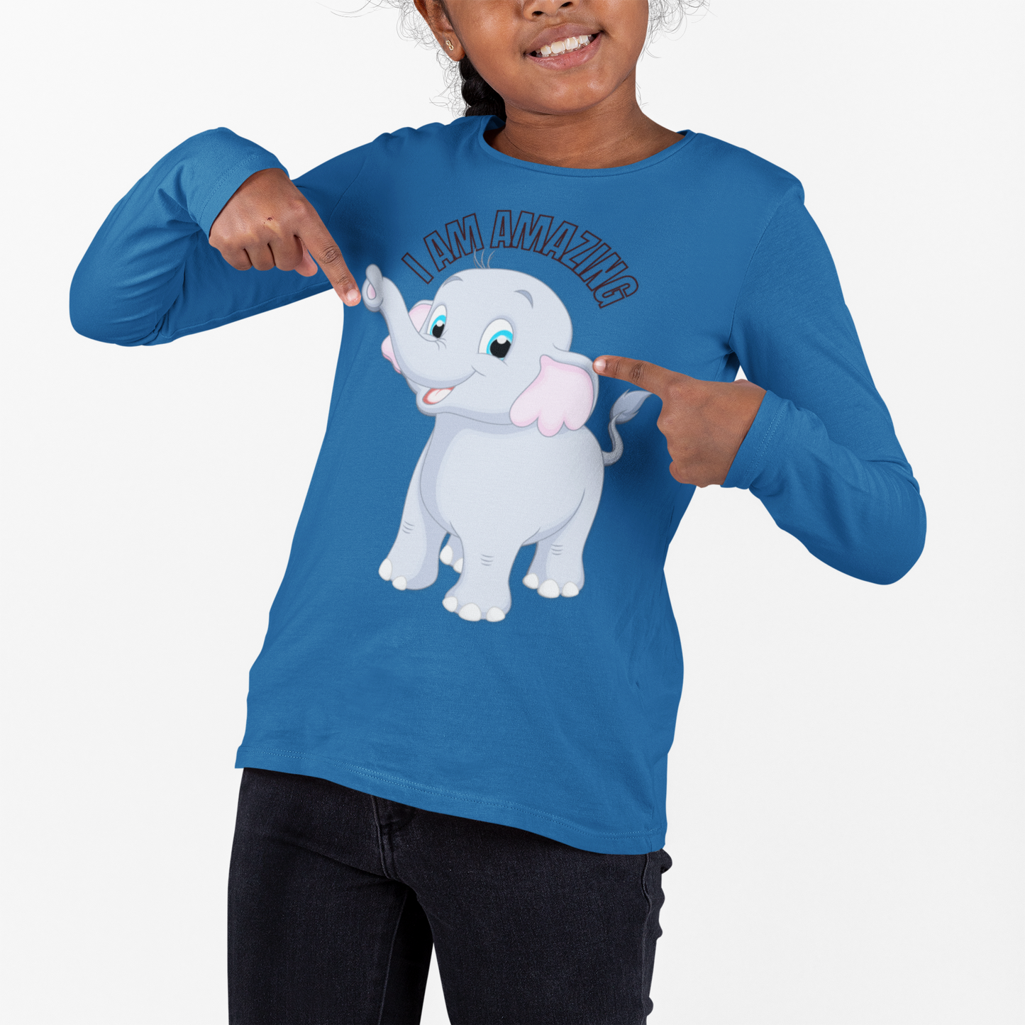 I Am Amazing Elephant Toddler Tops, Cute Kids Tee, Birthday Gift, Baby Shower, Fun Gift, Nursery Decor
