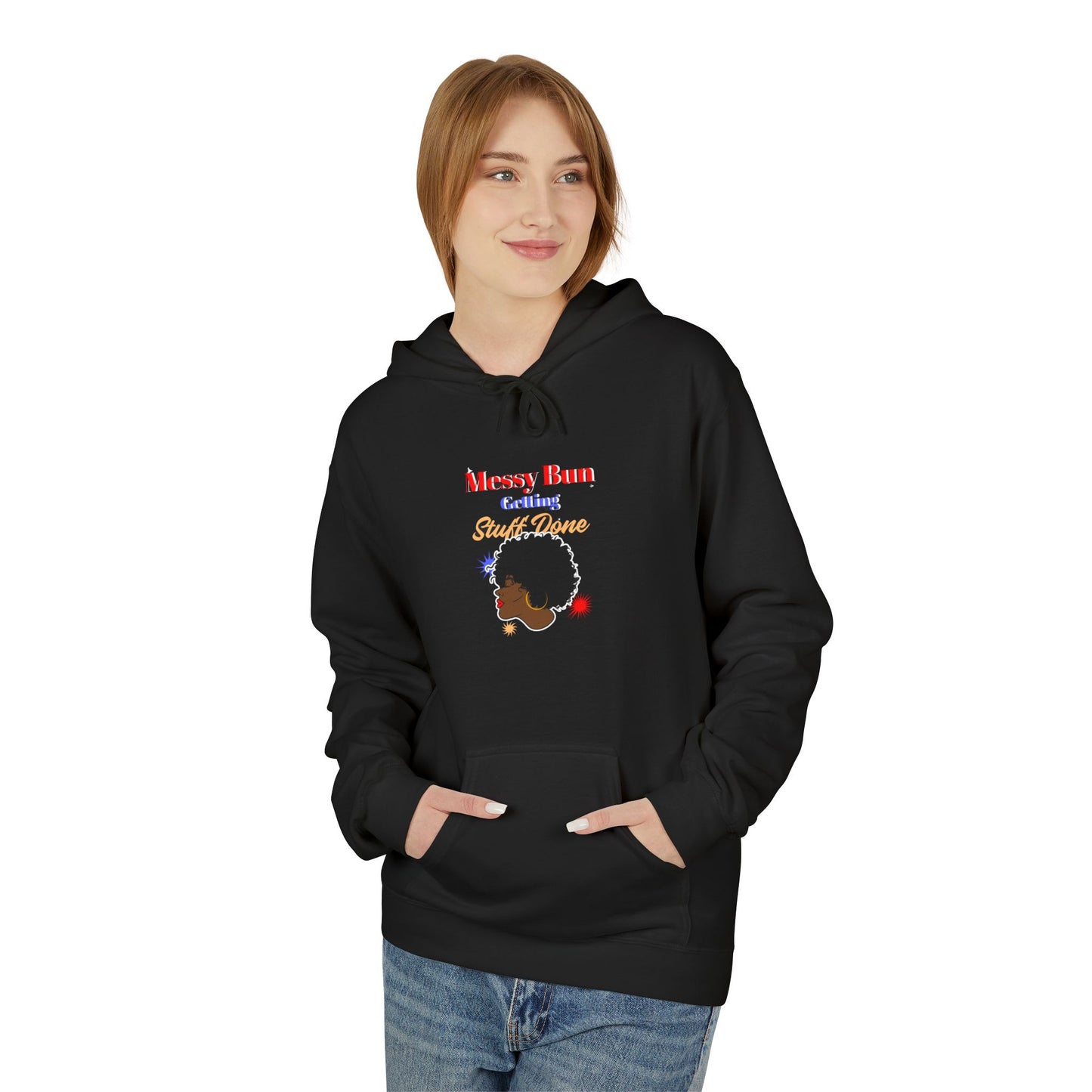 Custom Funny Fleece Hoodie, Unisex Cozy Pullover, Perfect Gift for Friends, Casual Wear, Autumn Fashion