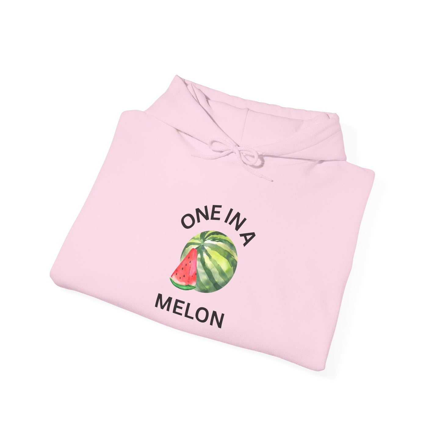 One in a Melon Hoodie | Fun Summer Sweatshirt, Cute Gift for Fruit Lovers, Soft Casual Wear for All Occasions, Trendy Unisex Apparel