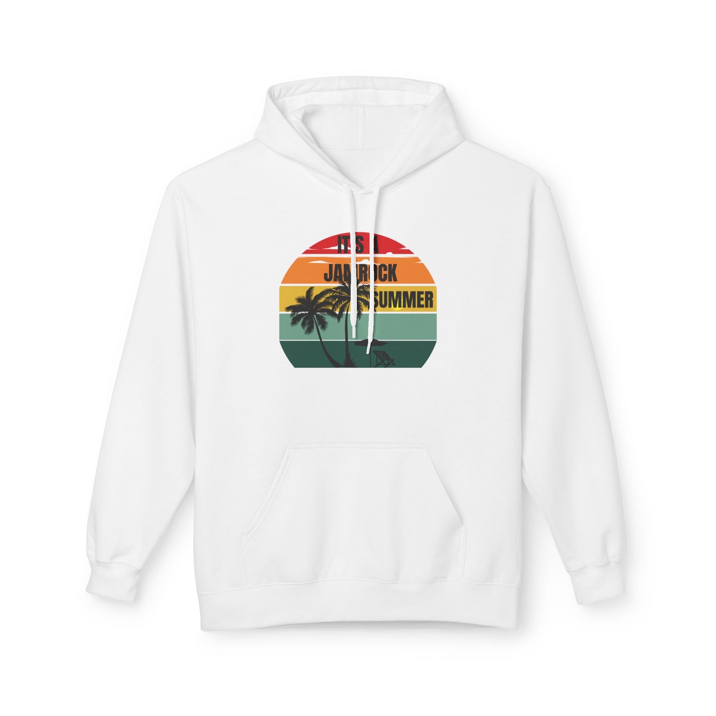 Retro Summer Vibes Hoodie, Travel Essentials, Unisex Casual Wear, Gifts for Her, Gifts for Him, Jamrock Summer Hoodie