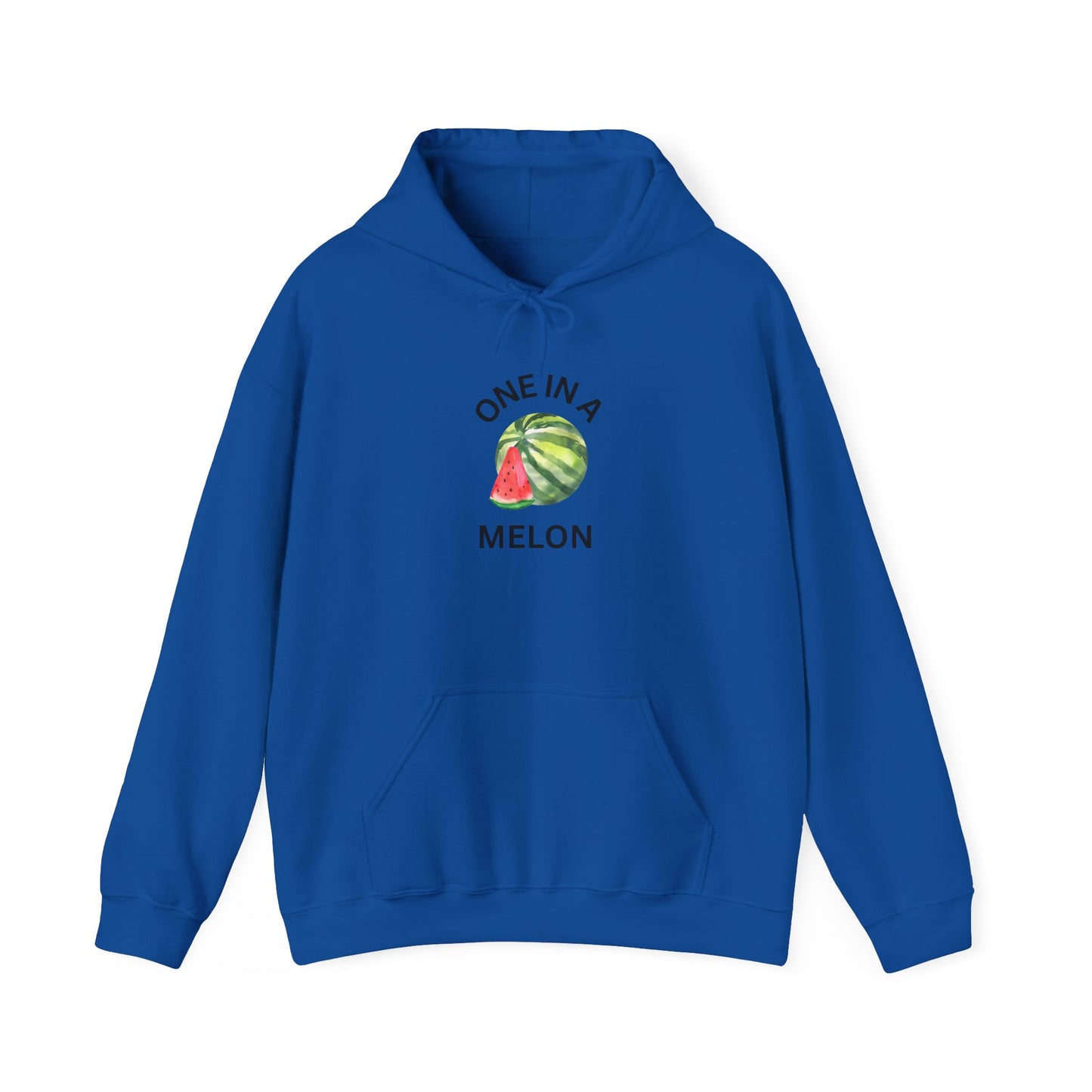 One in a Melon Hoodie | Fun Summer Sweatshirt, Cute Gift for Fruit Lovers, Soft Casual Wear for All Occasions, Trendy Unisex Apparel