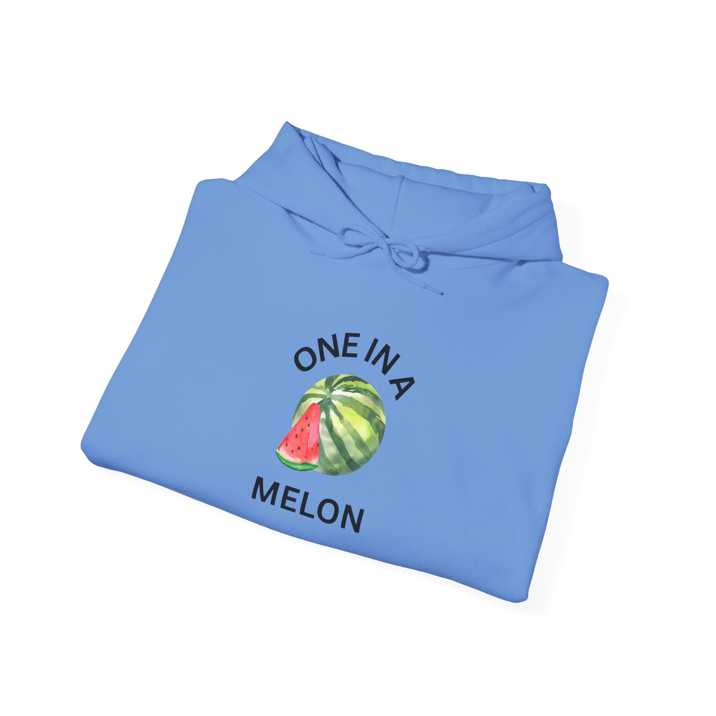 One in a Melon Hoodie | Fun Summer Sweatshirt, Cute Gift for Fruit Lovers, Soft Casual Wear for All Occasions, Trendy Unisex Apparel