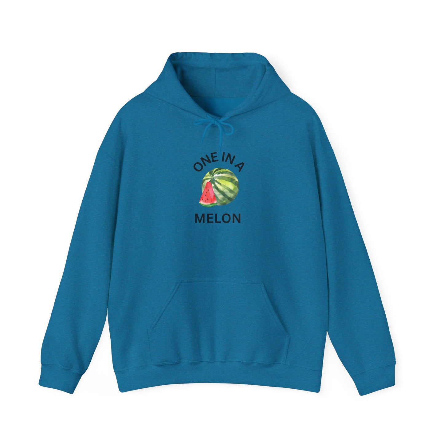 One in a Melon Hoodie | Fun Summer Sweatshirt, Cute Gift for Fruit Lovers, Soft Casual Wear for All Occasions, Trendy Unisex Apparel