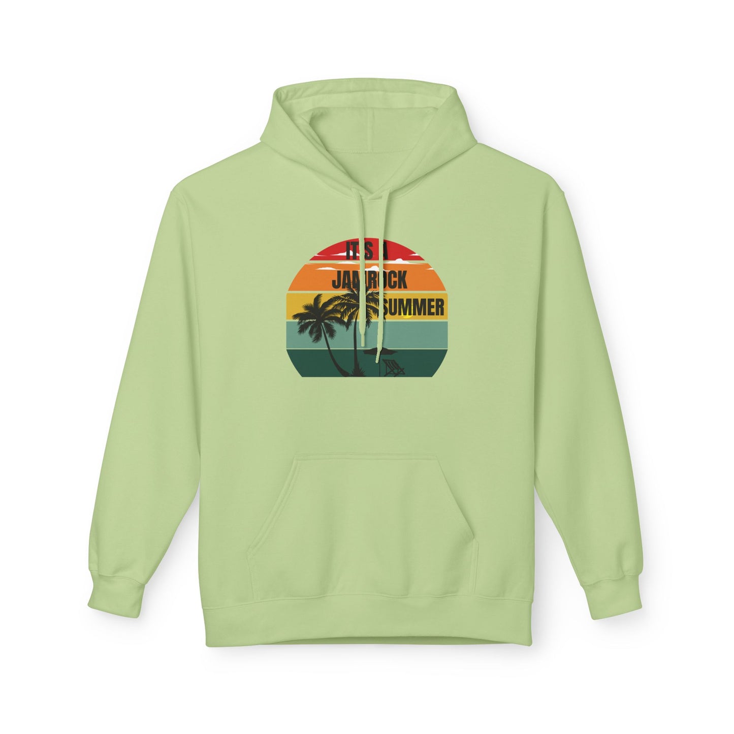 Retro Summer Vibes Hoodie, Travel Essentials, Unisex Casual Wear, Gifts for Her, Gifts for Him, Jamrock Summer Hoodie
