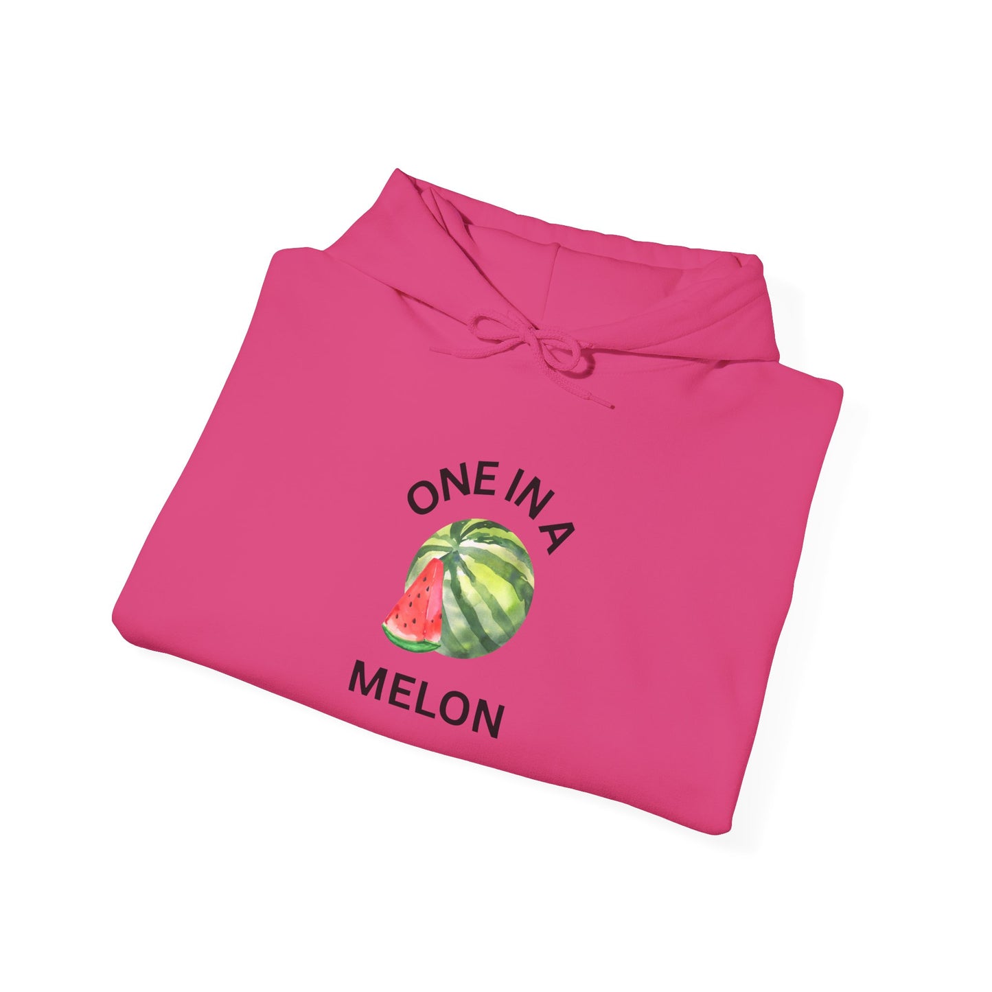 One in a Melon Hoodie | Fun Summer Sweatshirt, Cute Gift for Fruit Lovers, Soft Casual Wear for All Occasions, Trendy Unisex Apparel
