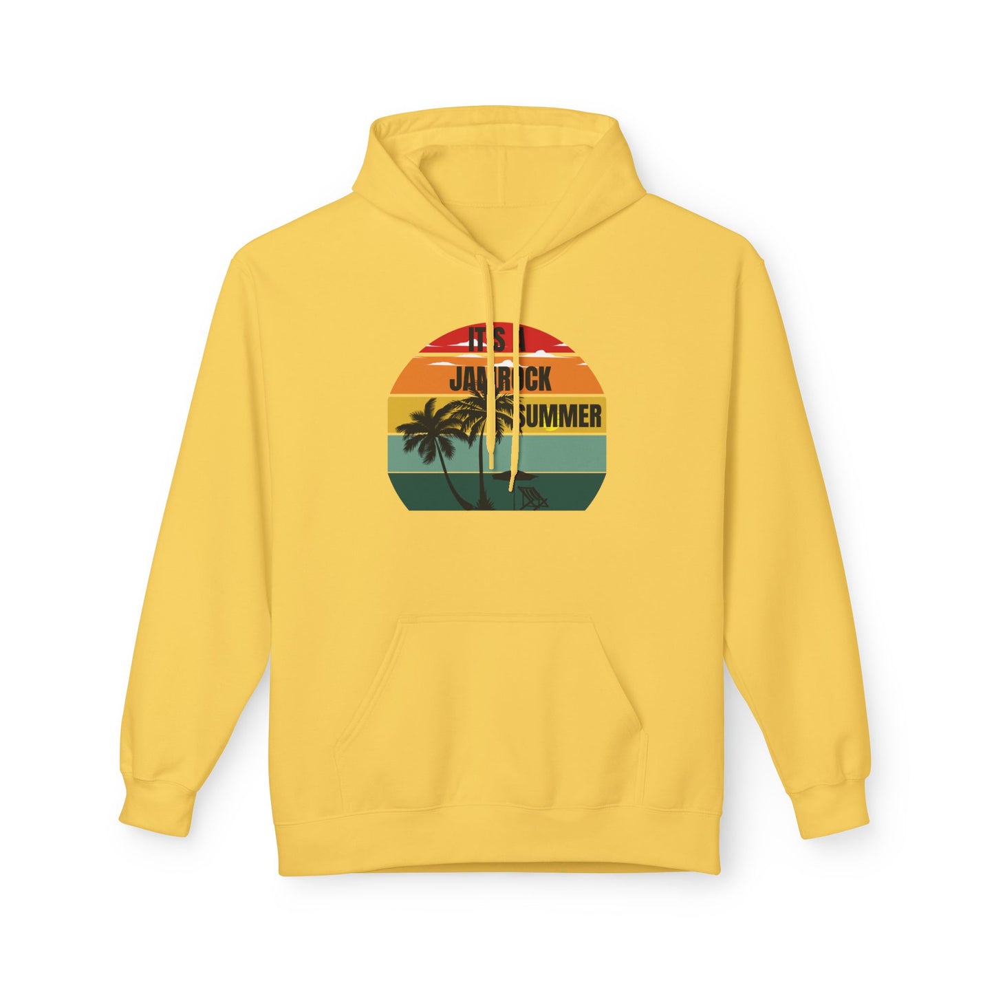 Retro Summer Vibes Hoodie, Travel Essentials, Unisex Casual Wear, Gifts for Her, Gifts for Him, Jamrock Summer Hoodie