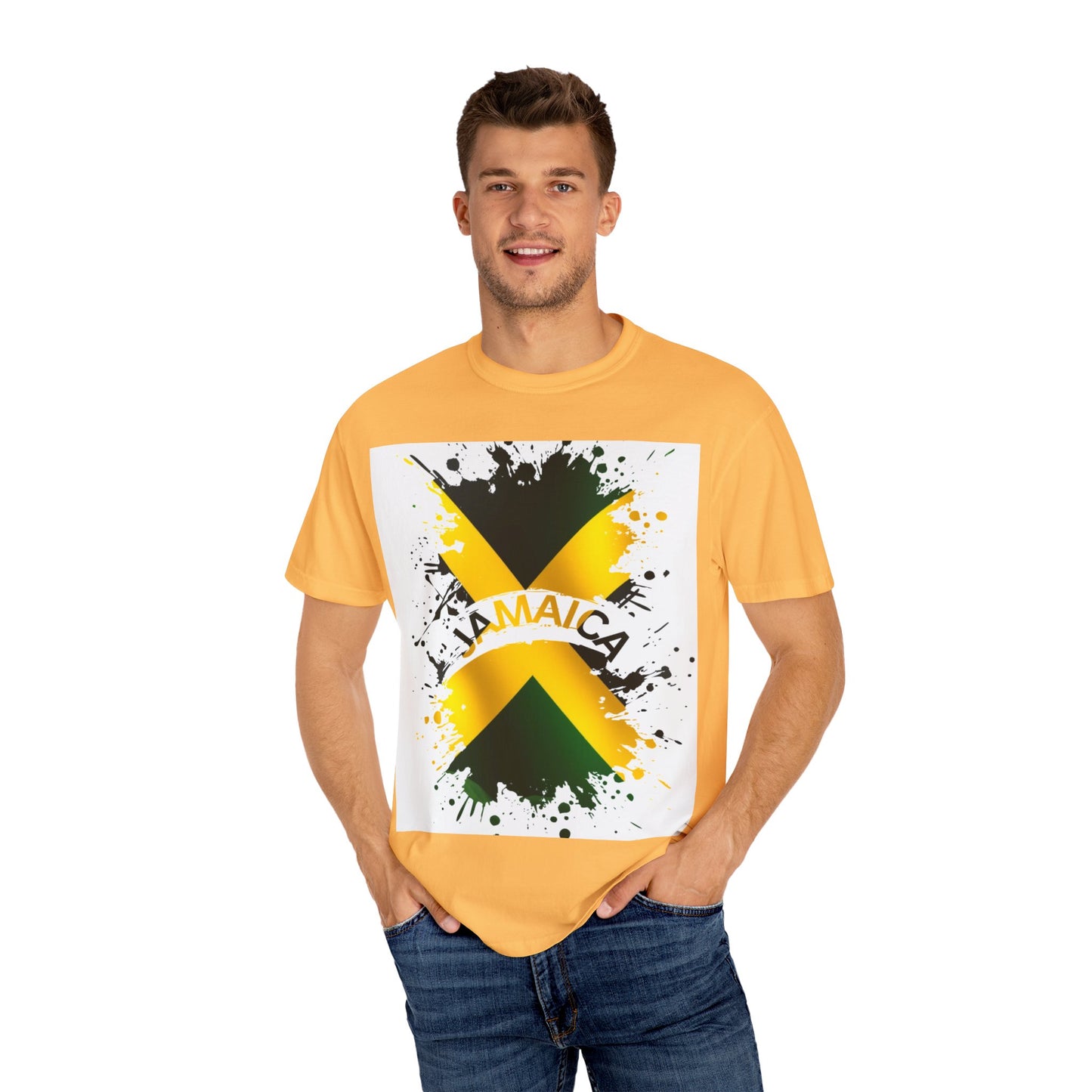 T-Shirt | Garment-Dyed Tee | Ideal for Summer Celebrations, Travel, Gifts, Casual Wear, Festivals
