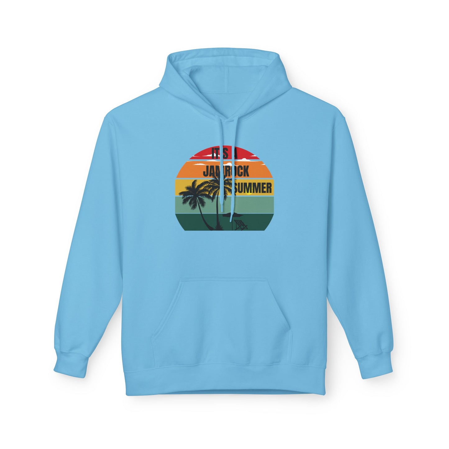 Retro Summer Vibes Hoodie, Travel Essentials, Unisex Casual Wear, Gifts for Her, Gifts for Him, Jamrock Summer Hoodie