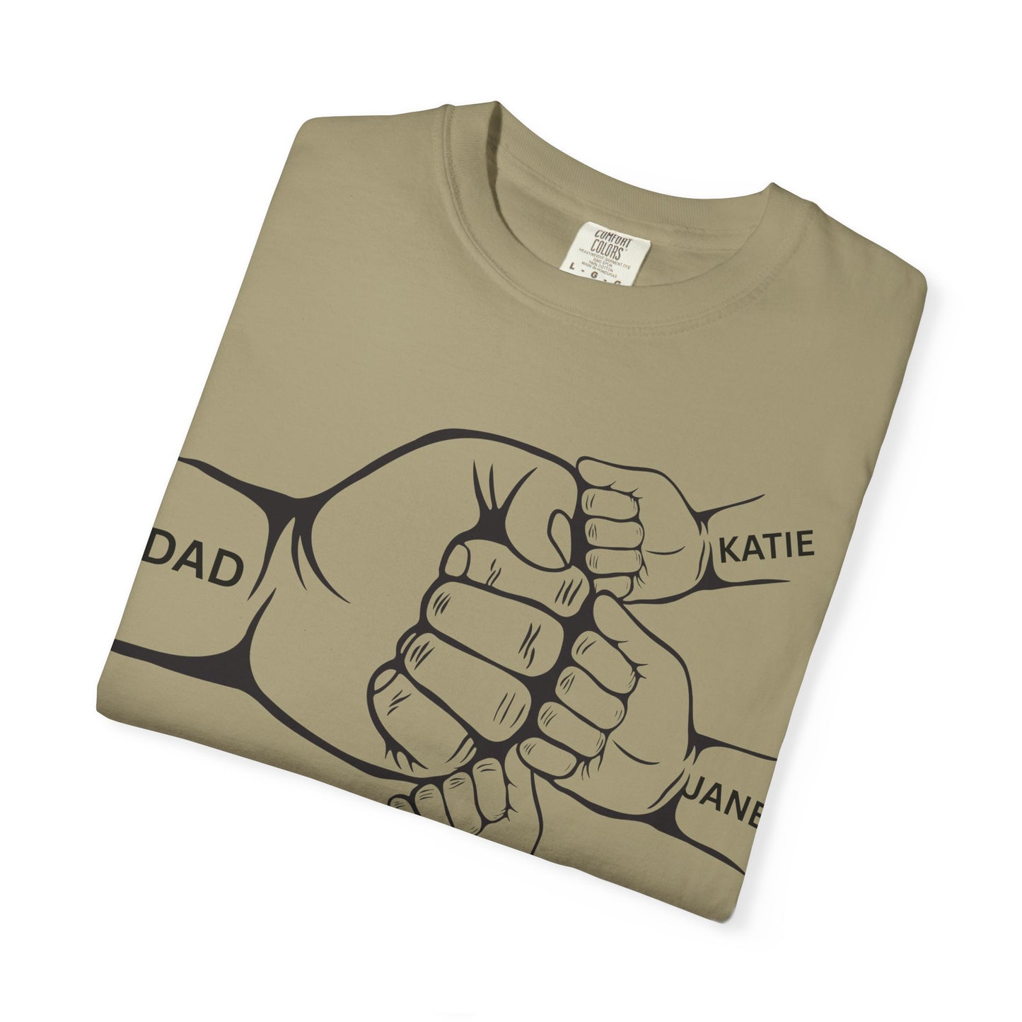 Father's Day Family Shirt, Personalized Dad Tee, Gift for Dad, Unisex Dad T-Shirt, Custom Family Names Shirt