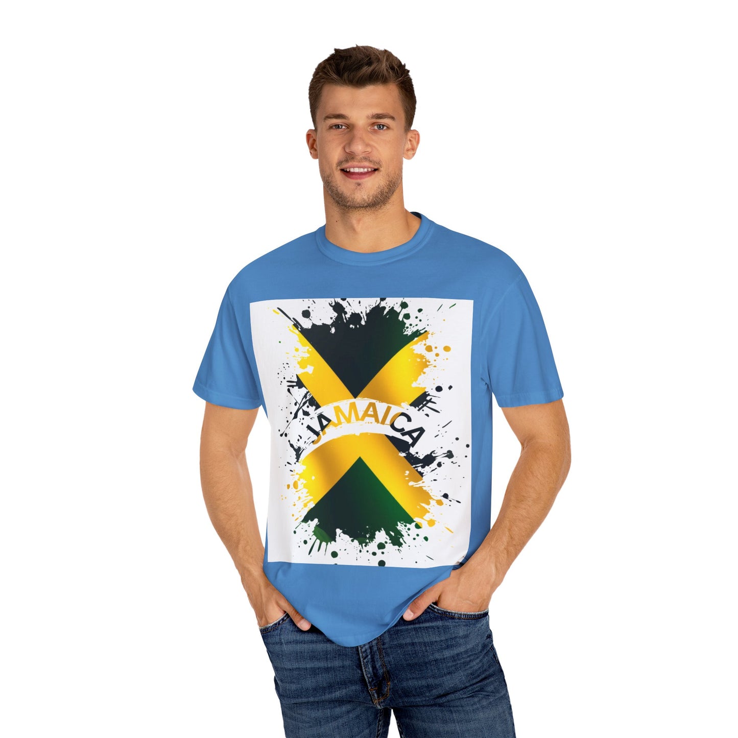 T-Shirt | Garment-Dyed Tee | Ideal for Summer Celebrations, Travel, Gifts, Casual Wear, Festivals