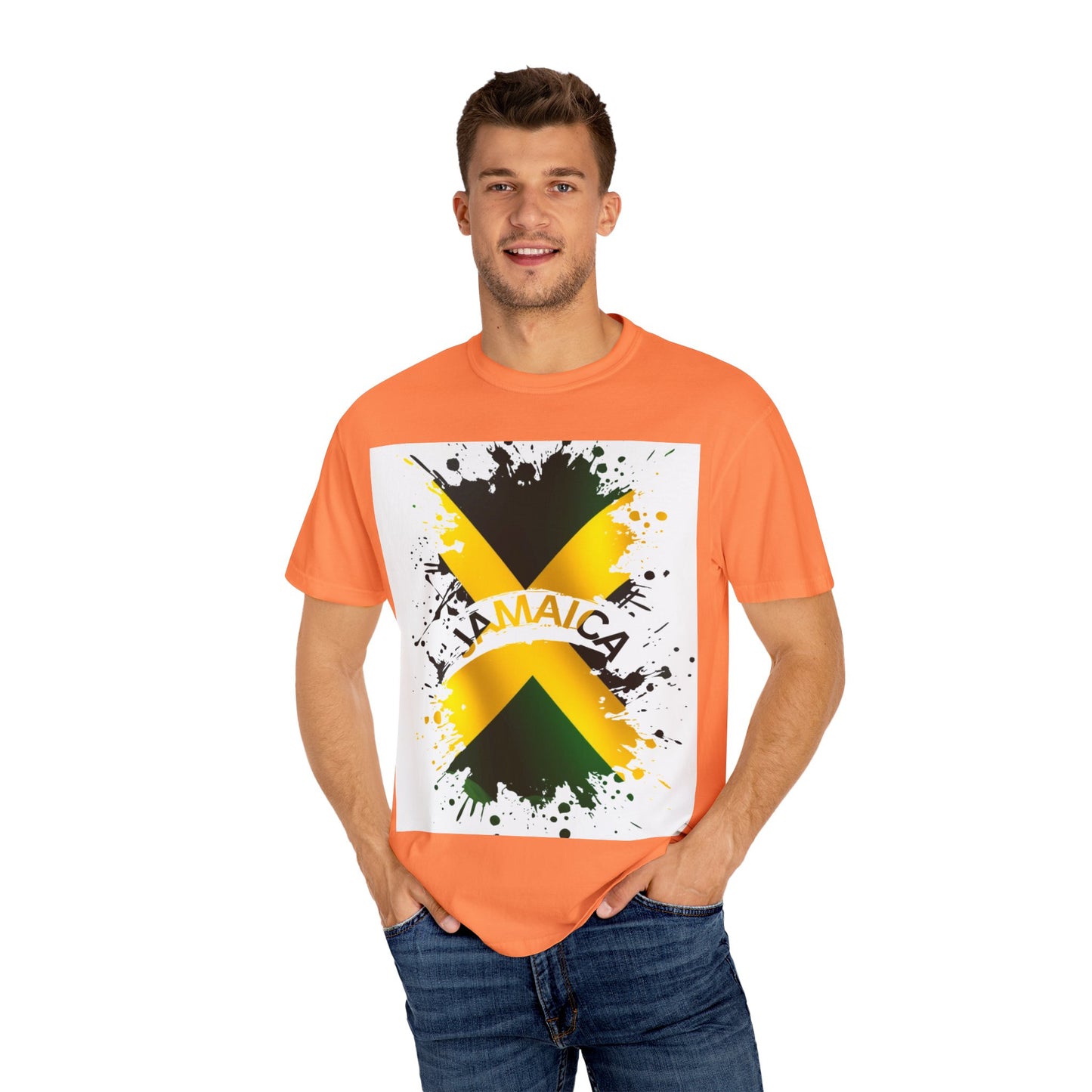 T-Shirt | Garment-Dyed Tee | Ideal for Summer Celebrations, Travel, Gifts, Casual Wear, Festivals