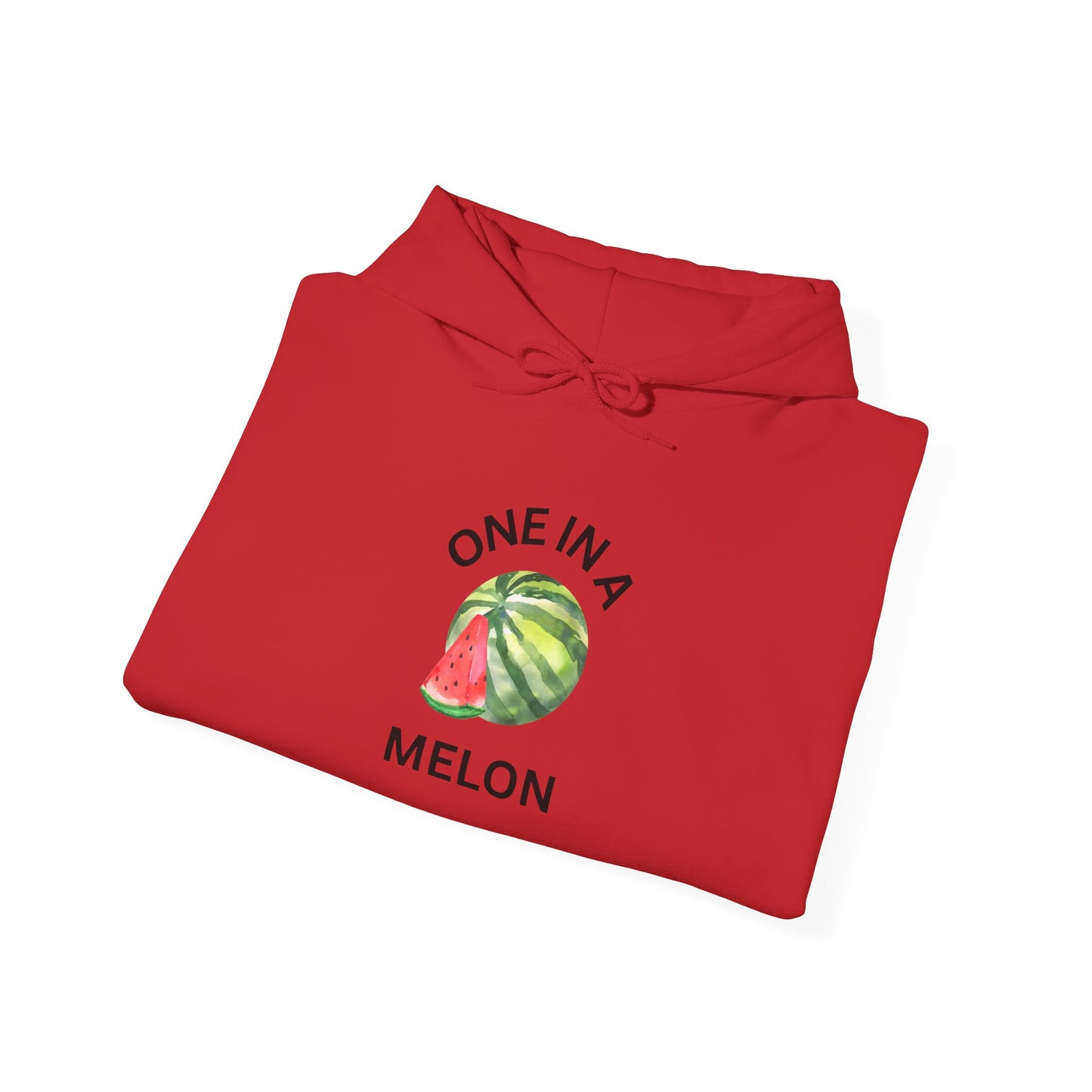One in a Melon Hoodie | Fun Summer Sweatshirt, Cute Gift for Fruit Lovers, Soft Casual Wear for All Occasions, Trendy Unisex Apparel