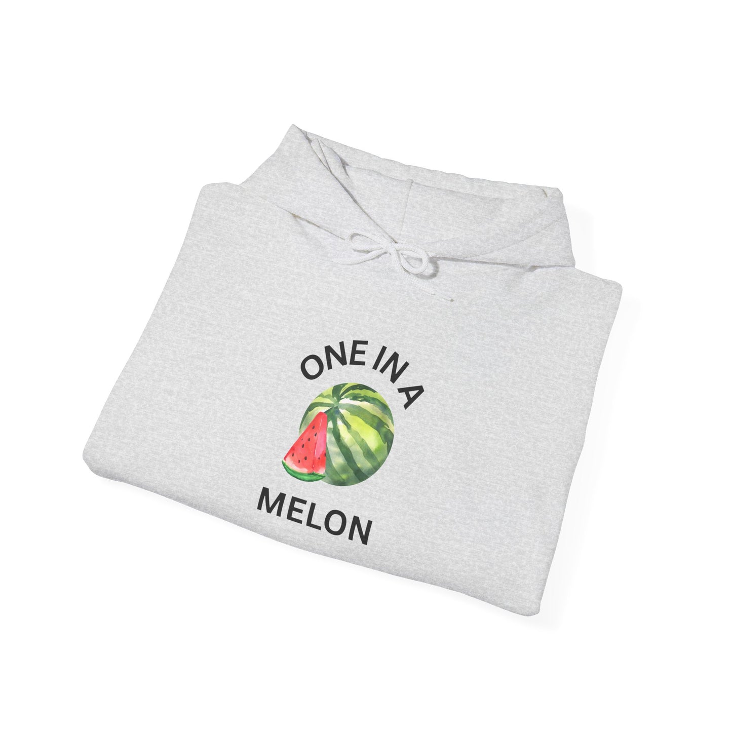 One in a Melon Hoodie | Fun Summer Sweatshirt, Cute Gift for Fruit Lovers, Soft Casual Wear for All Occasions, Trendy Unisex Apparel