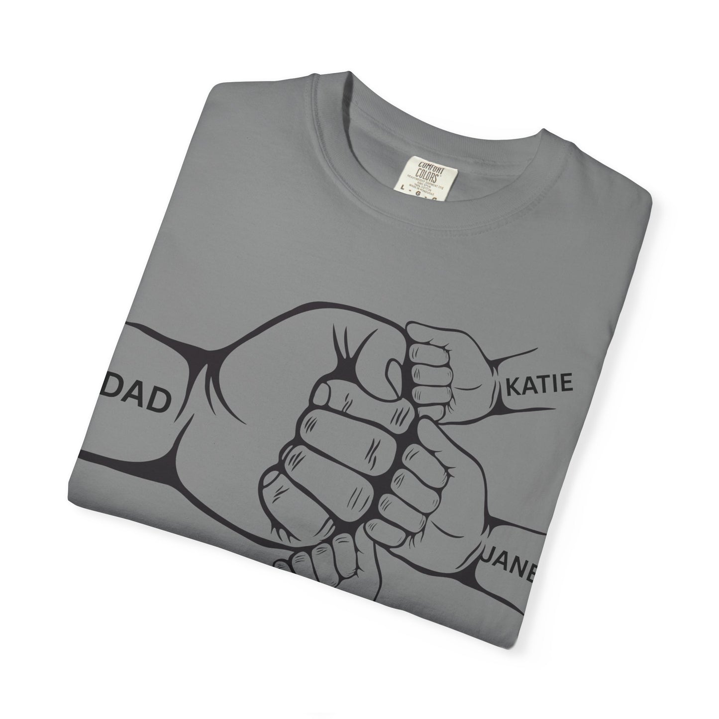 Father's Day Family Shirt, Personalized Dad Tee, Gift for Dad, Unisex Dad T-Shirt, Custom Family Names Shirt