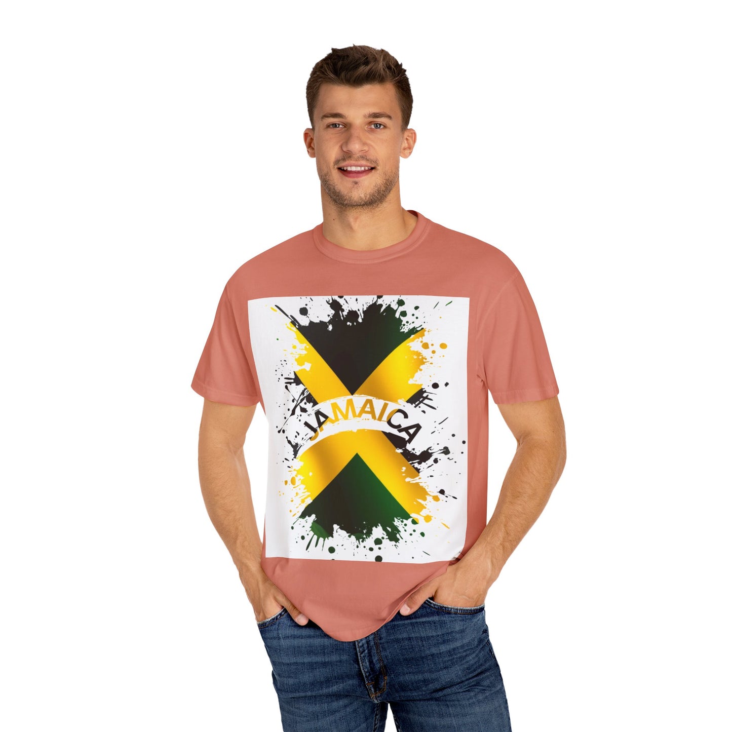 T-Shirt | Garment-Dyed Tee | Ideal for Summer Celebrations, Travel, Gifts, Casual Wear, Festivals