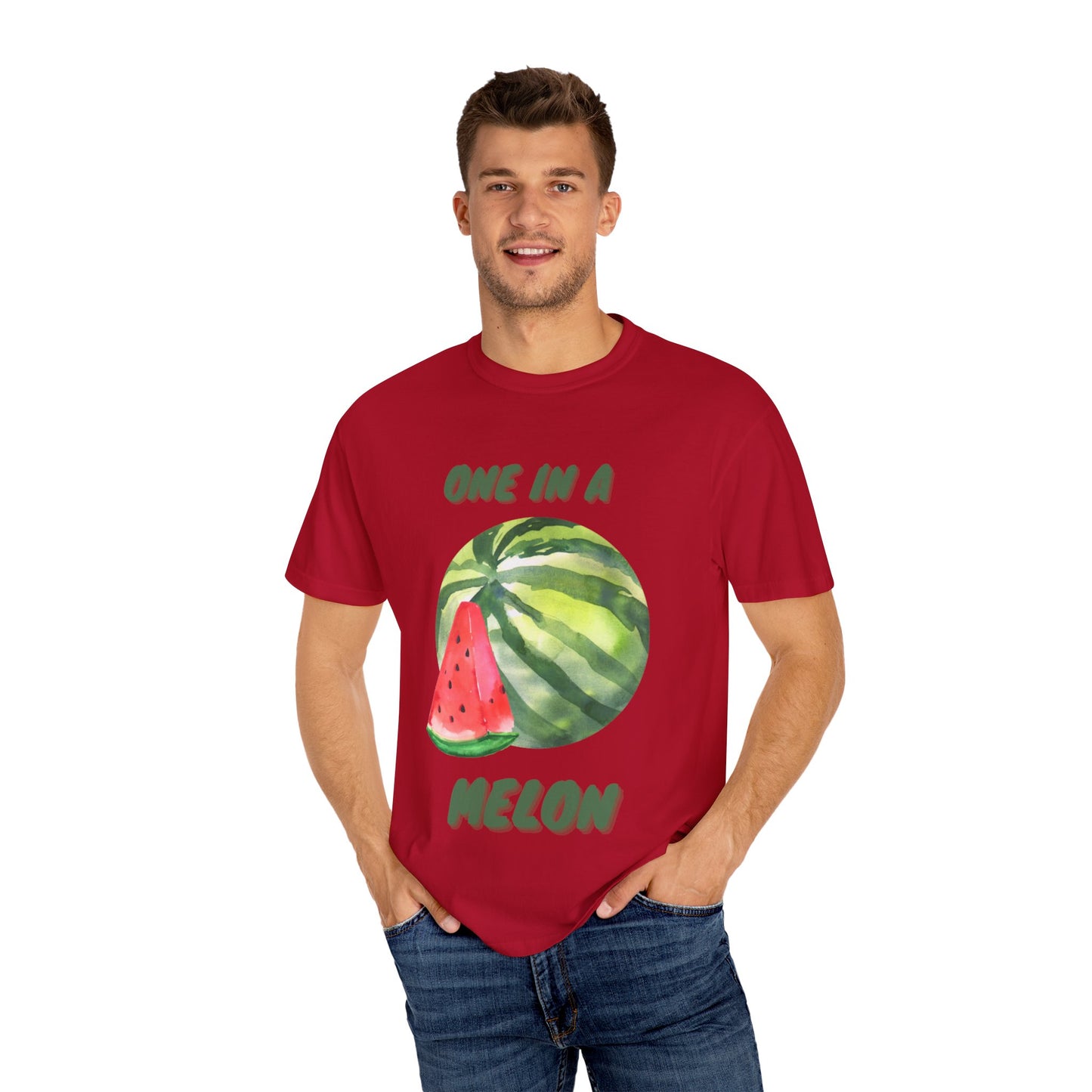 Whimsical Watermelon T-Shirt, Fun Tee, Summer Adventure Shirt, Gift for Fruit Lovers, Cute, Quirky Casual Wear