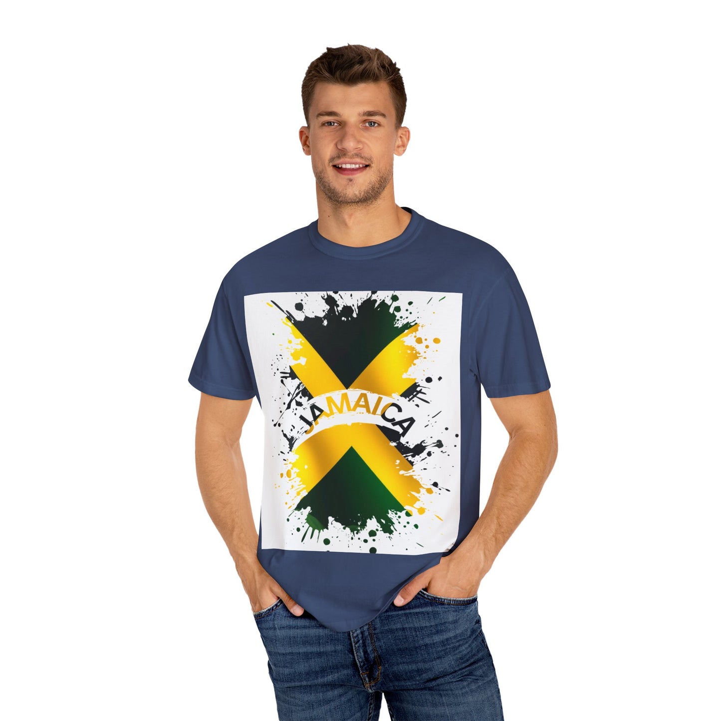 T-Shirt | Garment-Dyed Tee | Ideal for Summer Celebrations, Travel, Gifts, Casual Wear, Festivals