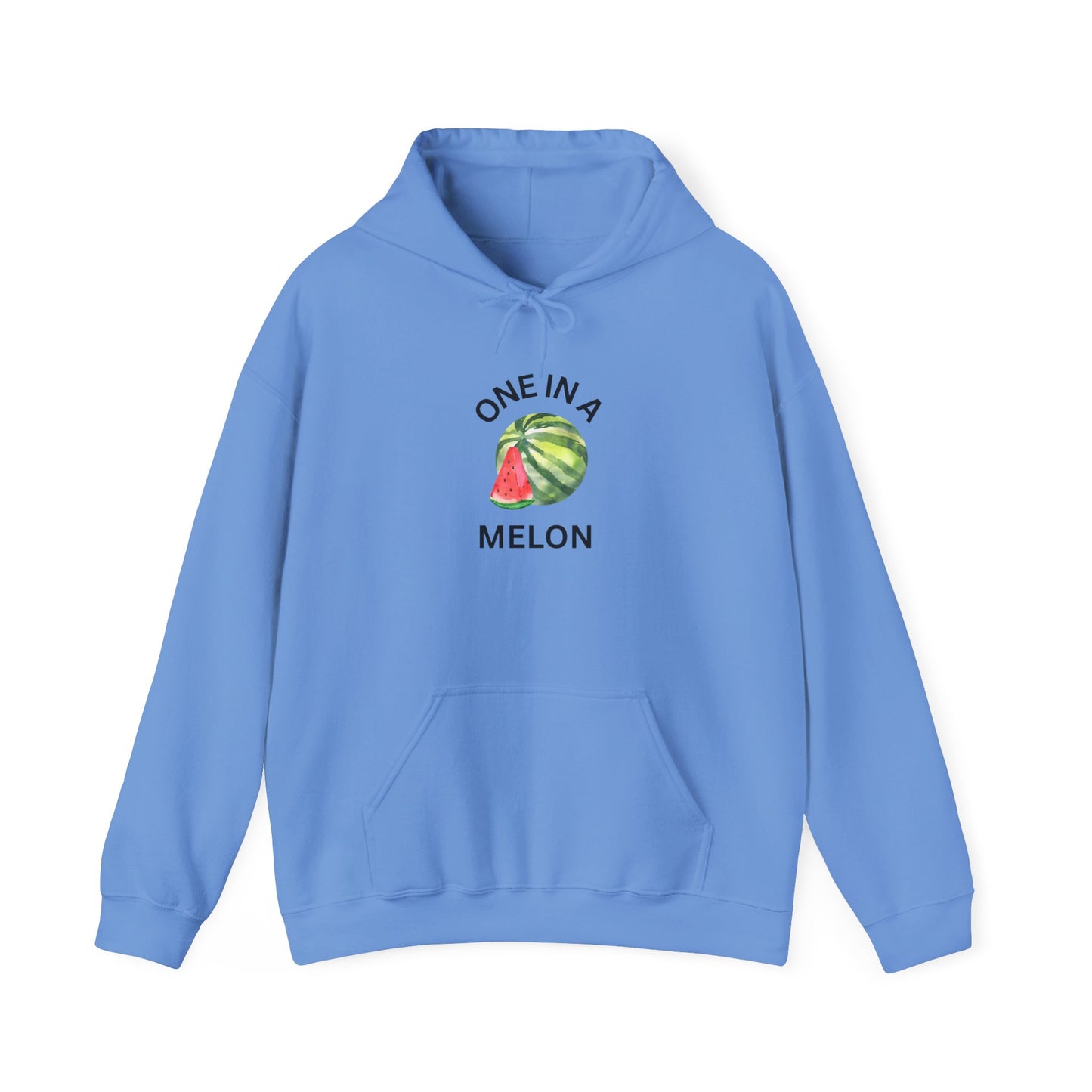 One in a Melon Hoodie | Fun Summer Sweatshirt, Cute Gift for Fruit Lovers, Soft Casual Wear for All Occasions, Trendy Unisex Apparel