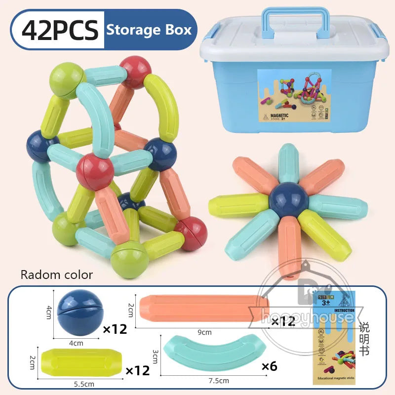 STEM Magnetic Building Toys β Educational Construction Set for Children