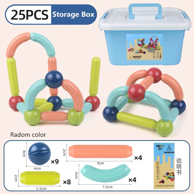 STEM Magnetic Building Toys β Educational Construction Set for Children