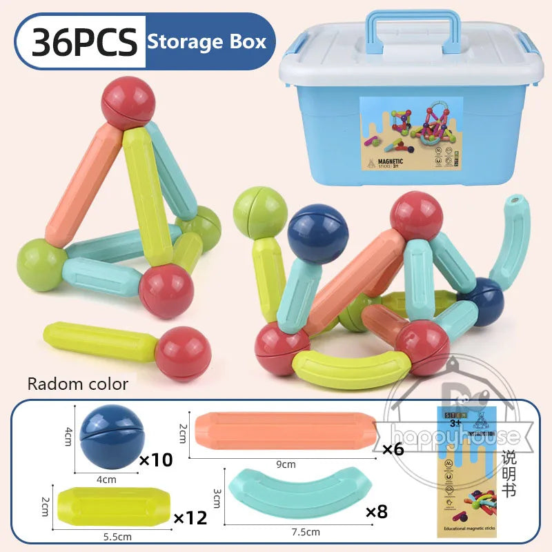 STEM Magnetic Building Toys β Educational Construction Set for Children