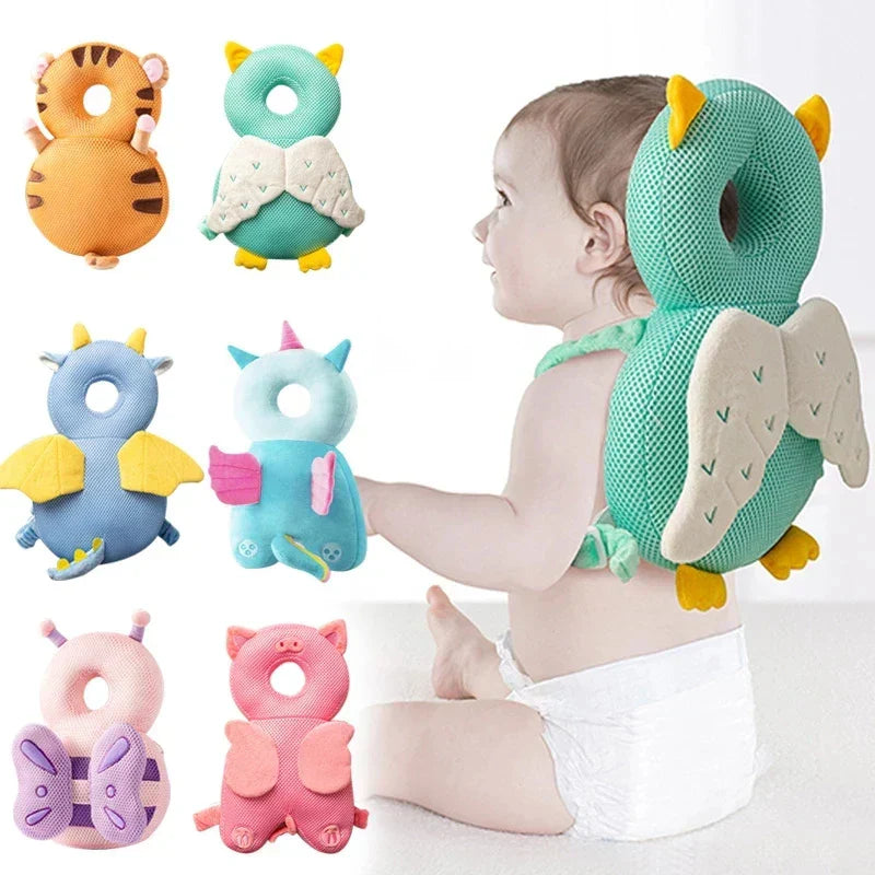 Baby Head Protector Pillow β Soft Backpack Cushion for Toddlers