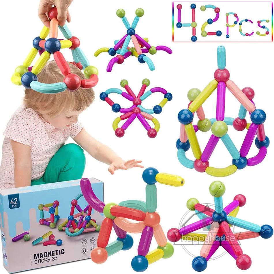 STEM Magnetic Building Toys β Educational Construction Set for Children