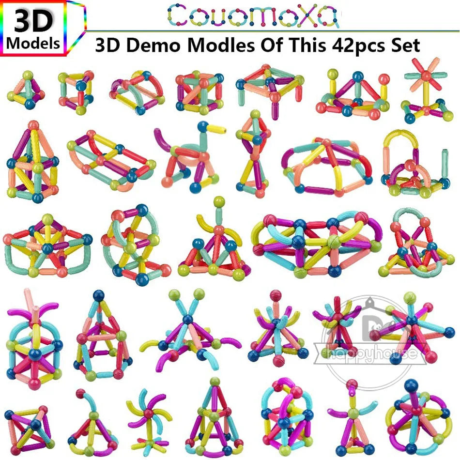 STEM Magnetic Building Toys β Educational Construction Set for Children
