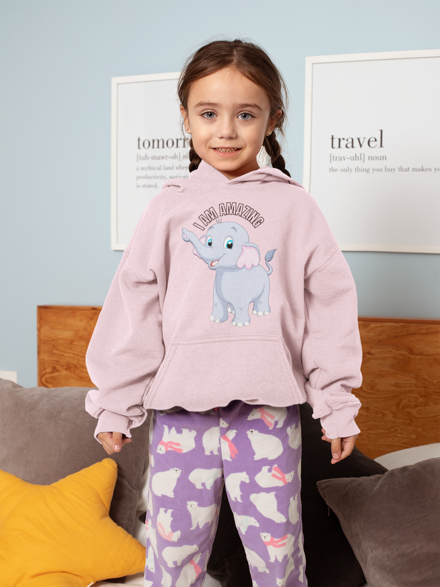 I Am Amazing Elephant Toddler Tops, Cute Kids Tee, Birthday Gift, Baby Shower, Fun Gift, Nursery Decor