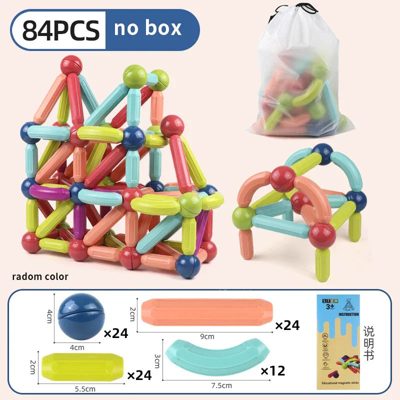 STEM Magnetic Building Toys β Educational Construction Set for Children